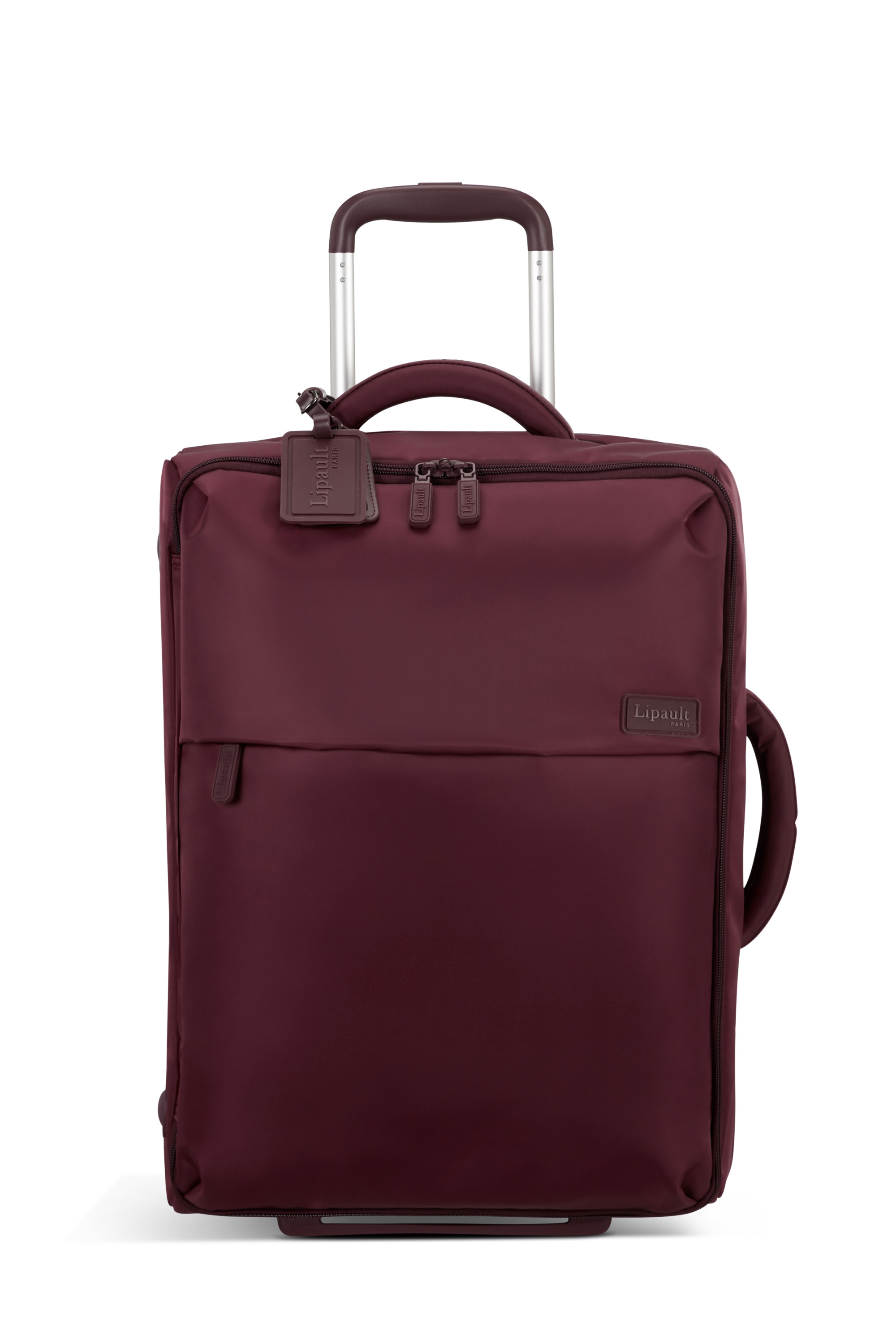 Foldable plume valise 2 roues taille s LIPAULT PARIS Rouge