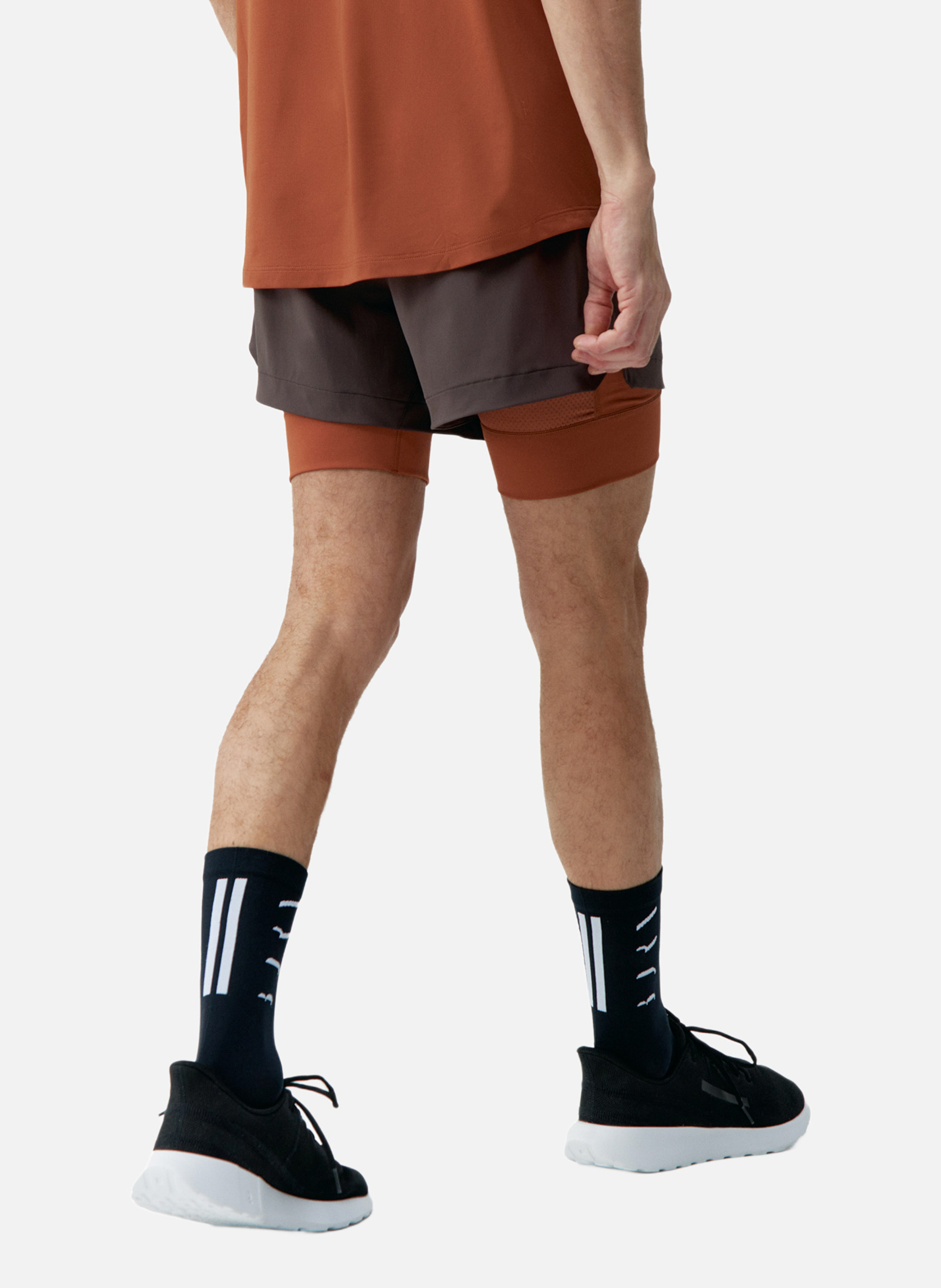 Short de sport homme training mashu BORN LIVING YOGA Marron