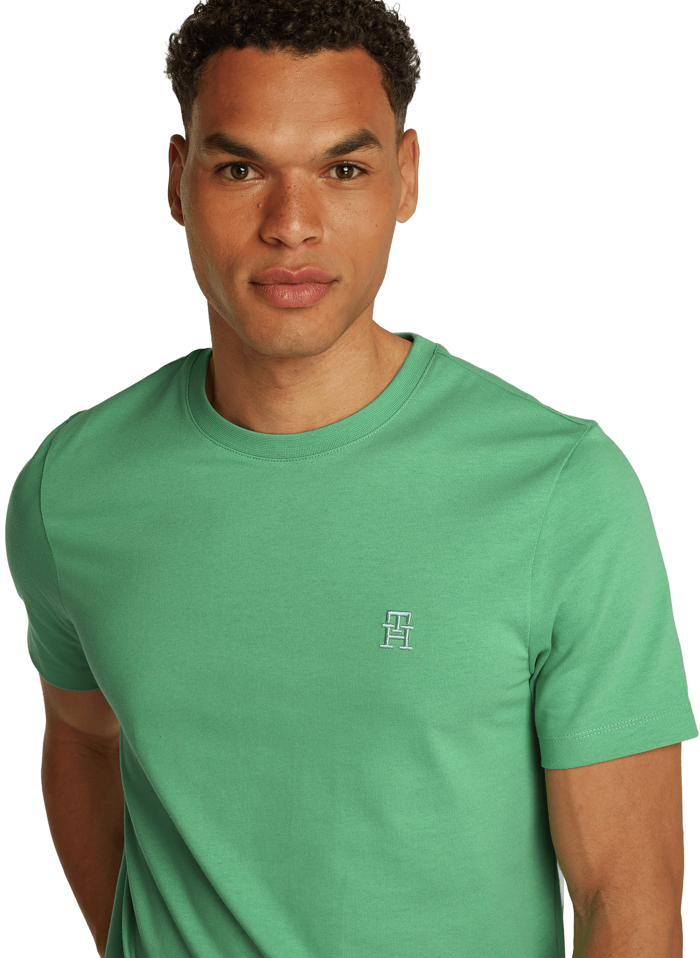 Cotton T-shirt TOMMY HILFIGER Green