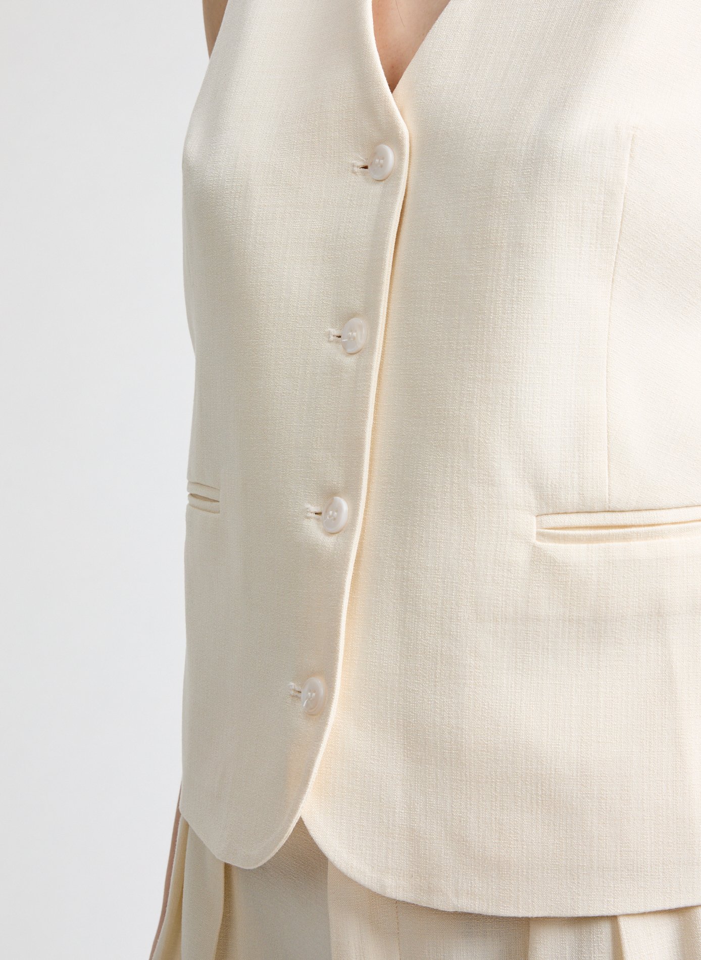 Gllet texturé SADYA SAISON 1865 Beige