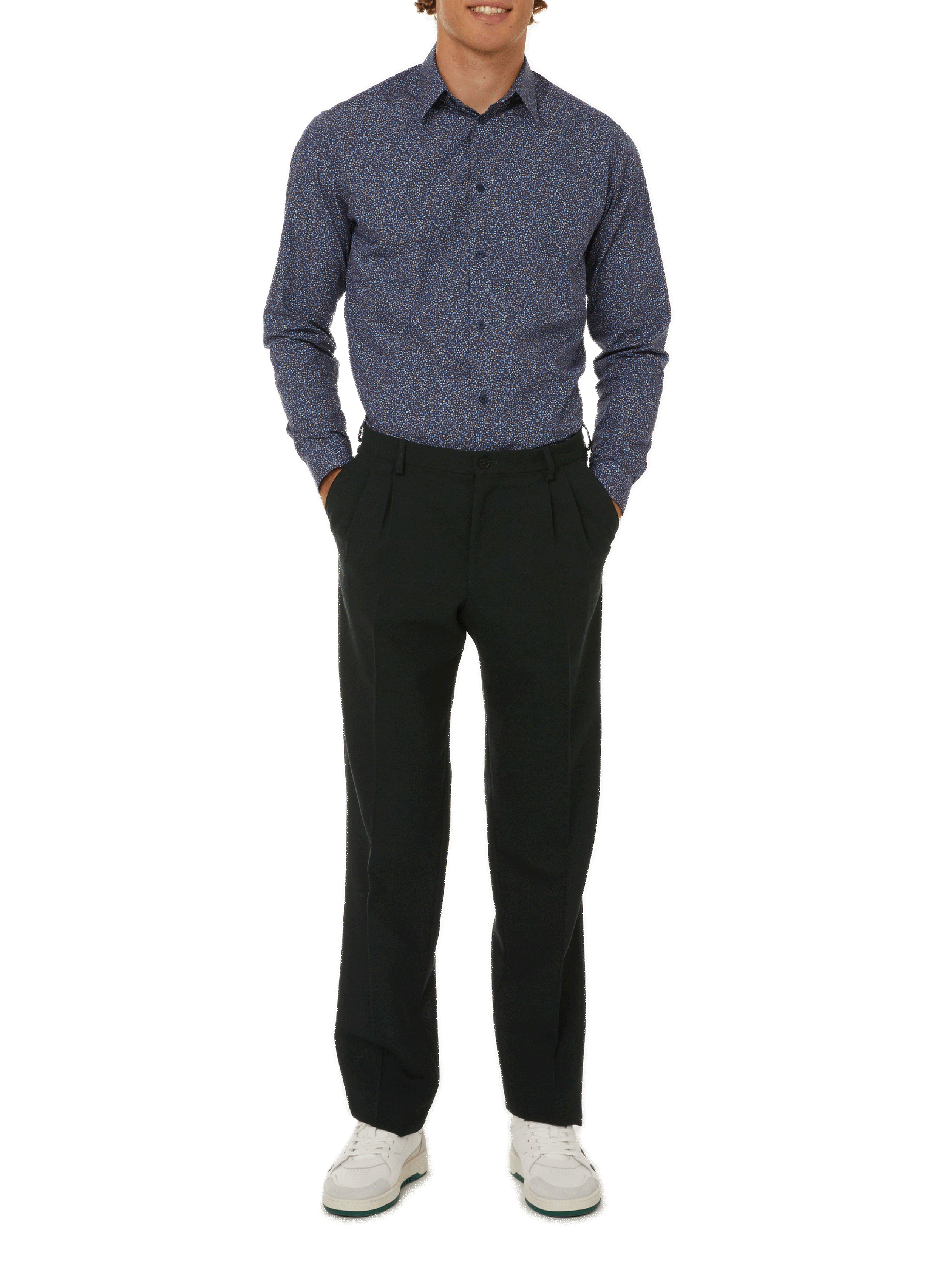 Chemise imprimé en coton AU PRINTEMPS PARIS Multicolore