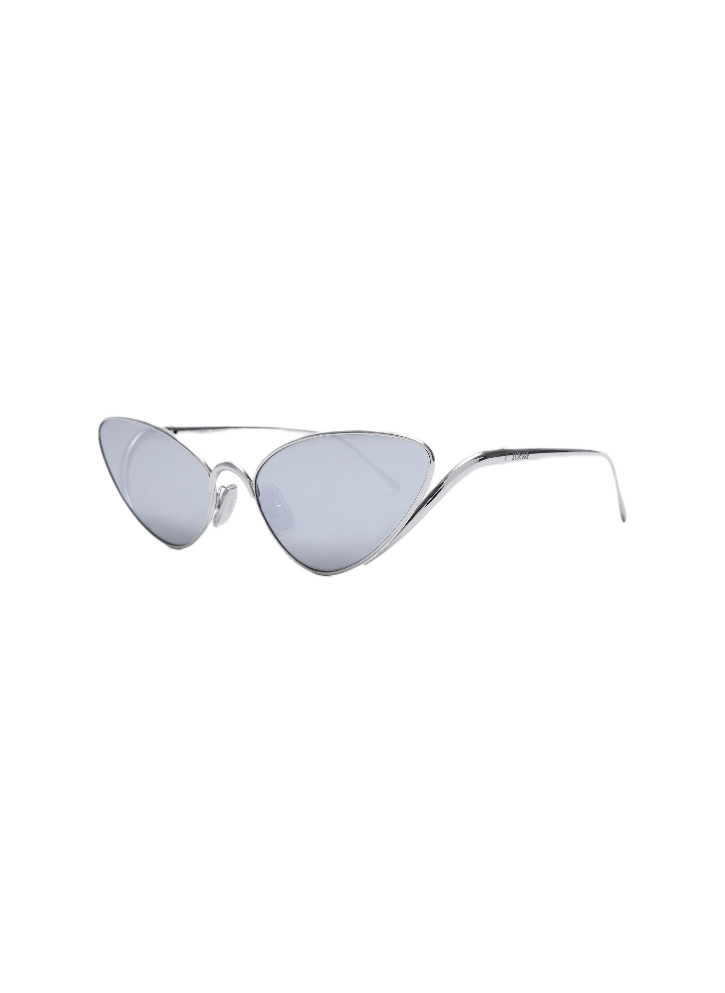 Lunettes de soleil Shooting Star en acier inoxydable LOEWE Argent