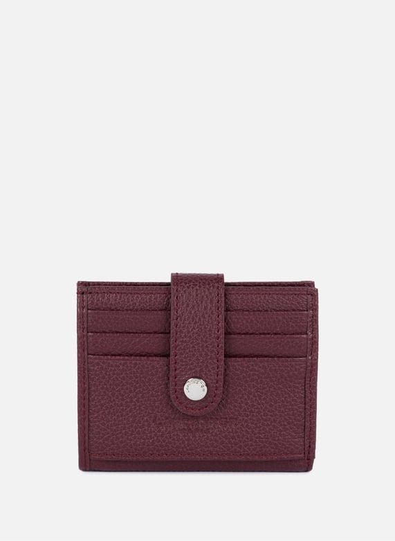 Card holder - Foulonné PM | Red by LANCASTER Card holder - Foulonné PM Red
