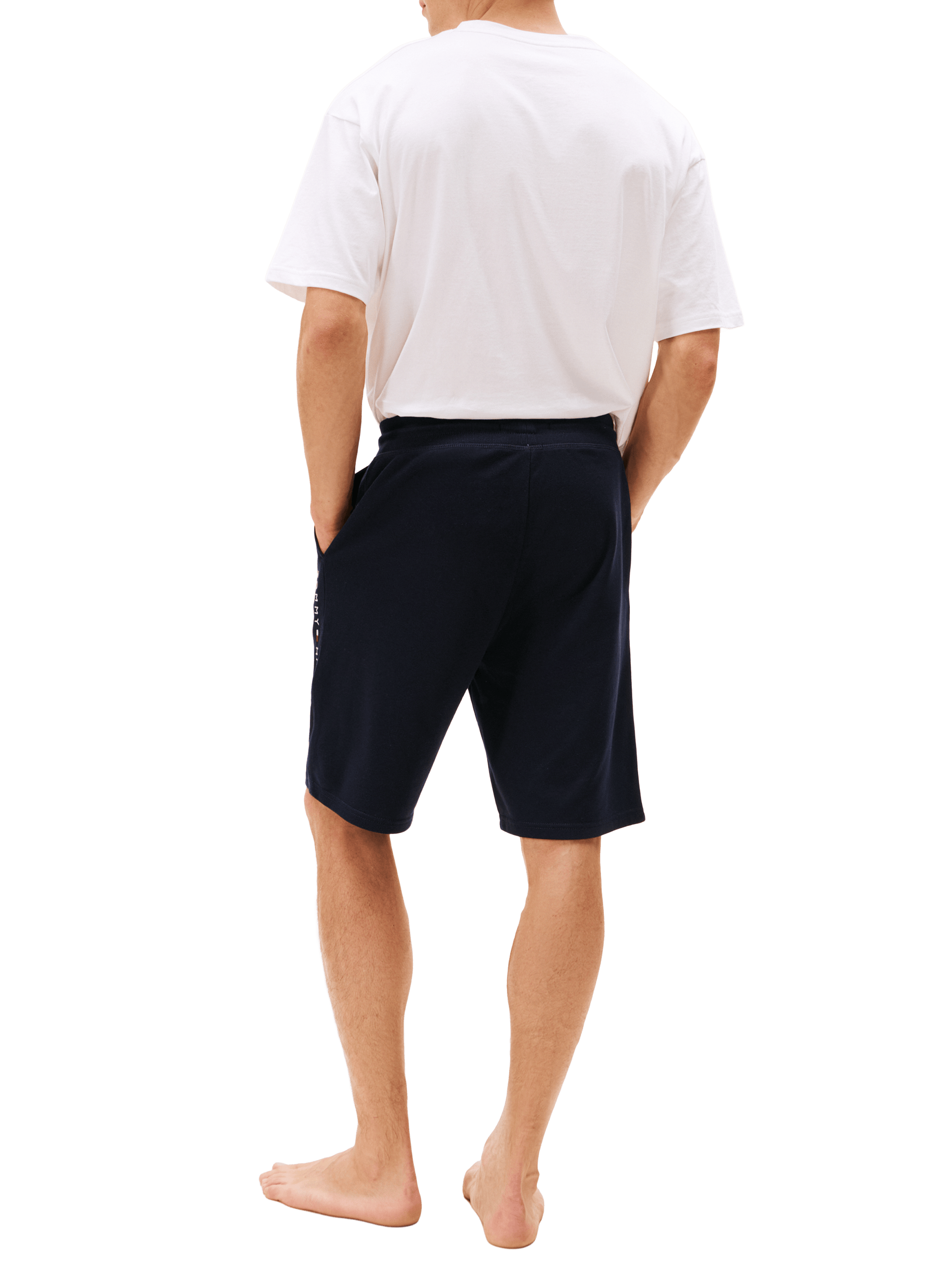Cotton-blend Bermuda shorts TOMMY HILFIGER Blue