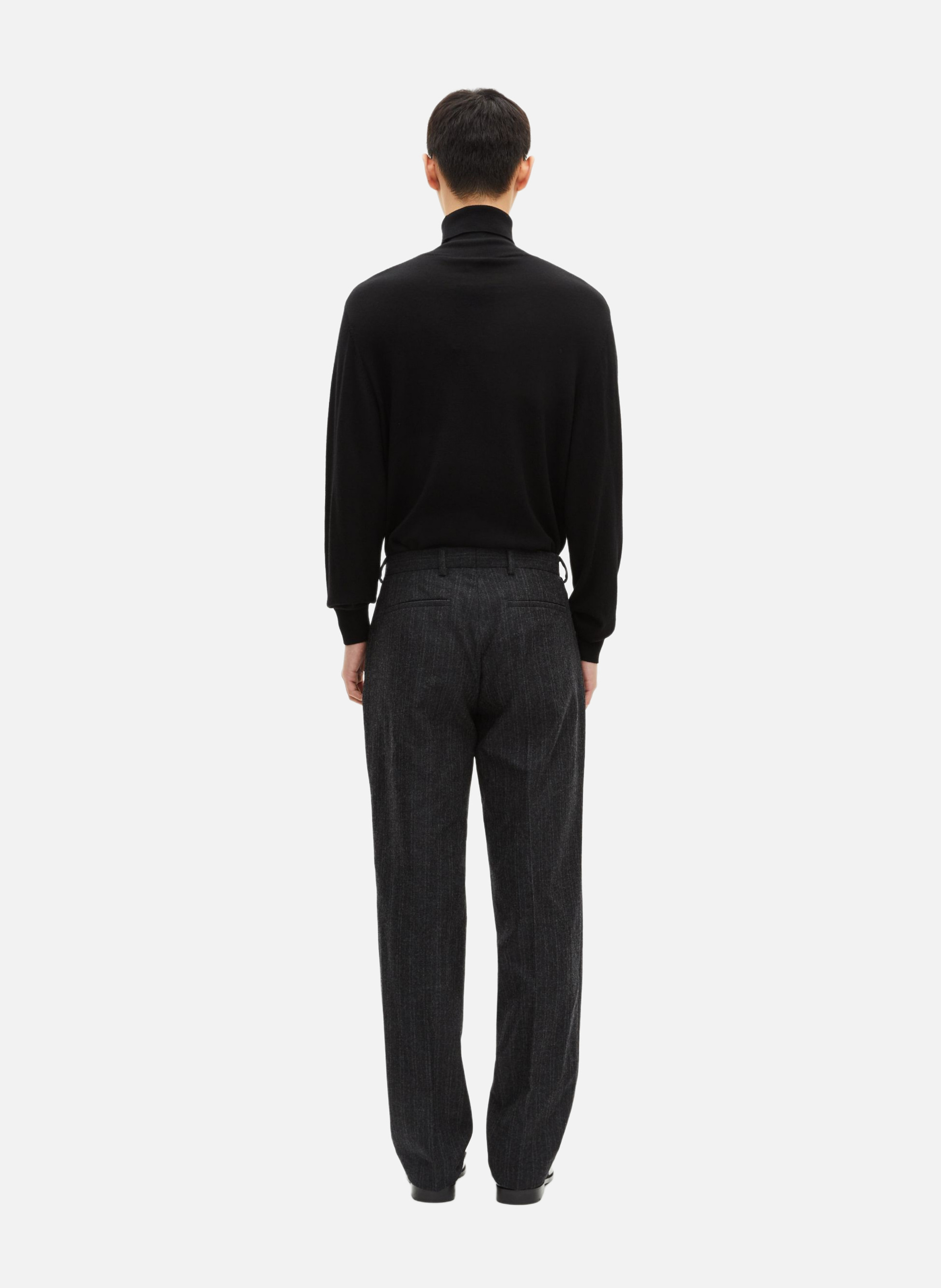 Pantalon de costume droit à fines rayures THE KOOPLES Gris