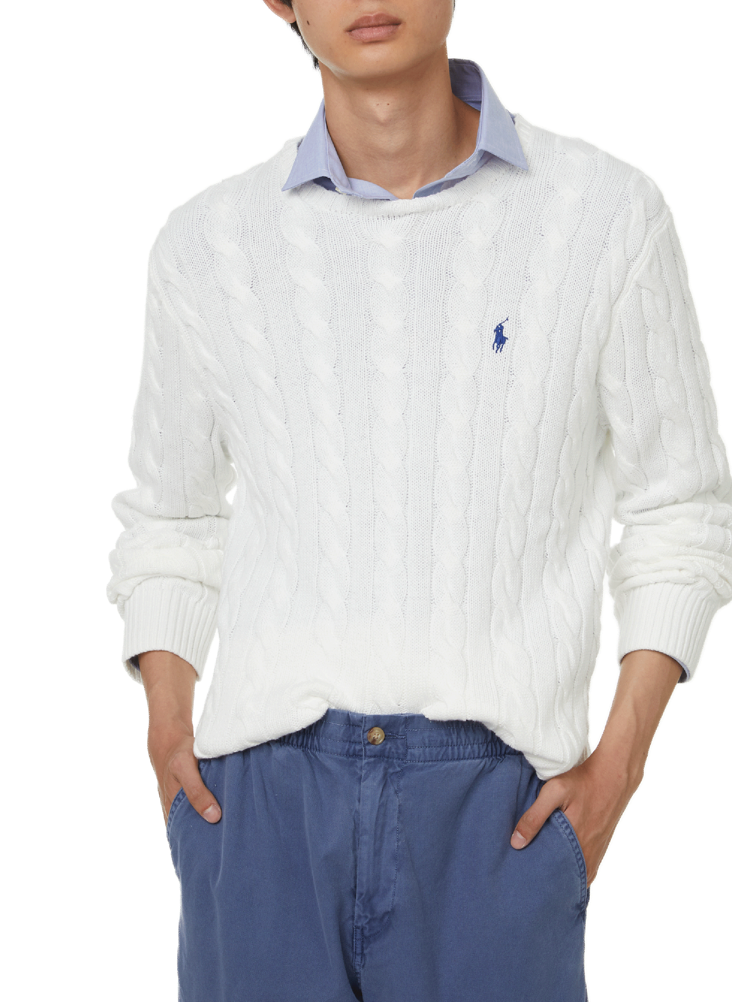 Cable knit jumper POLO RALPH LAUREN White