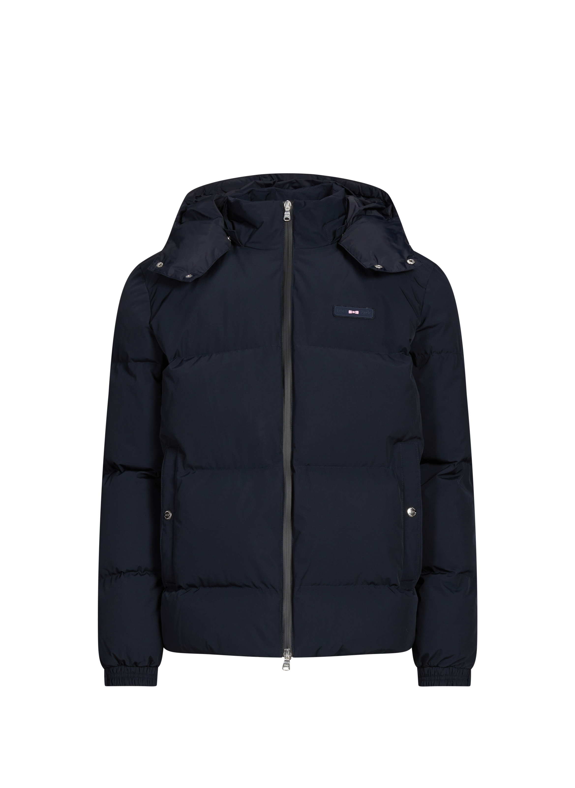 Quilted down jacket with logo EDEN PARK Blue
