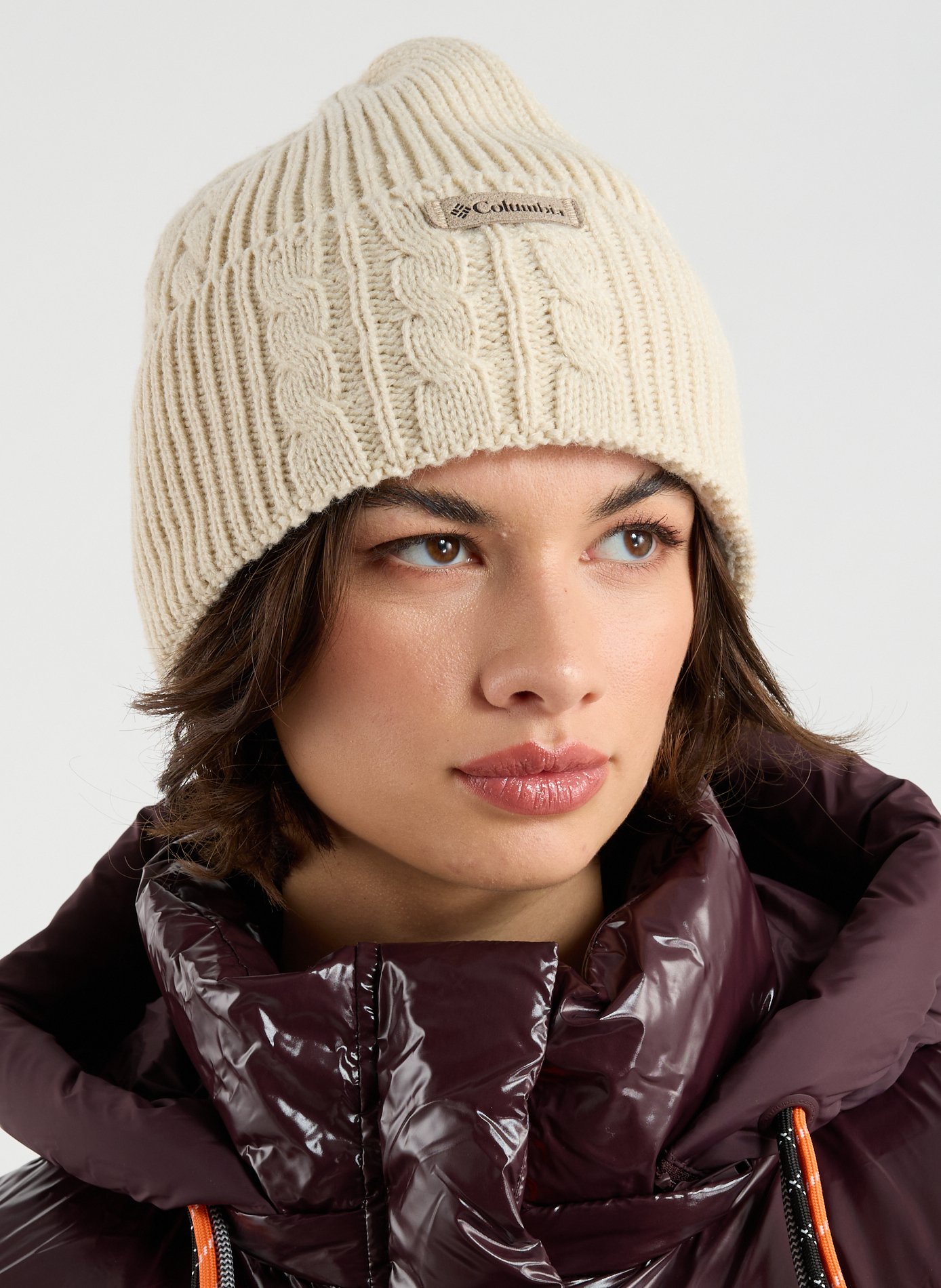 Bonnet côtelé COLUMBIA Beige