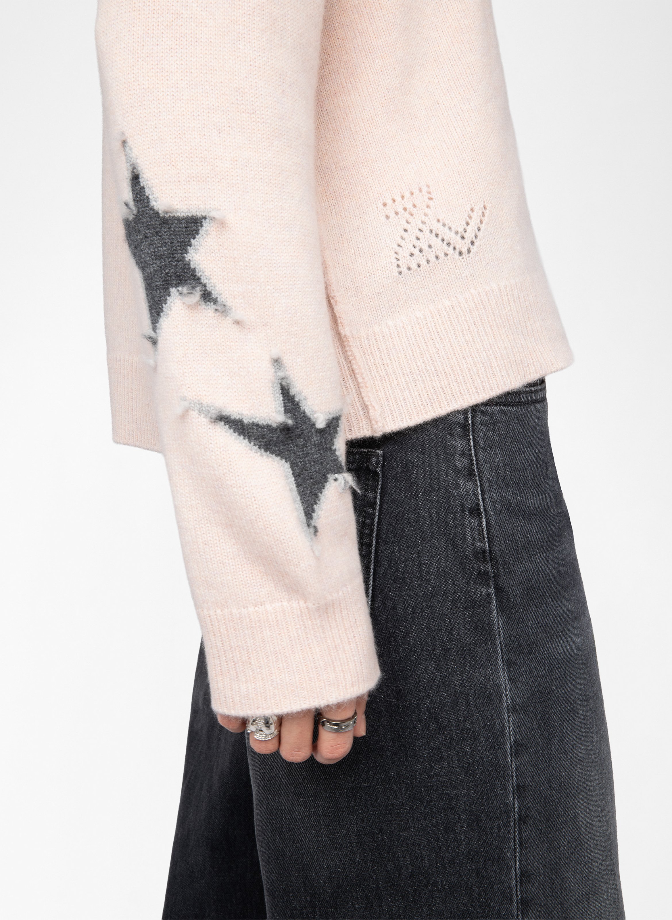 Pull col rond en cachemire markuz ZADIG&VOLTAIRE Rose