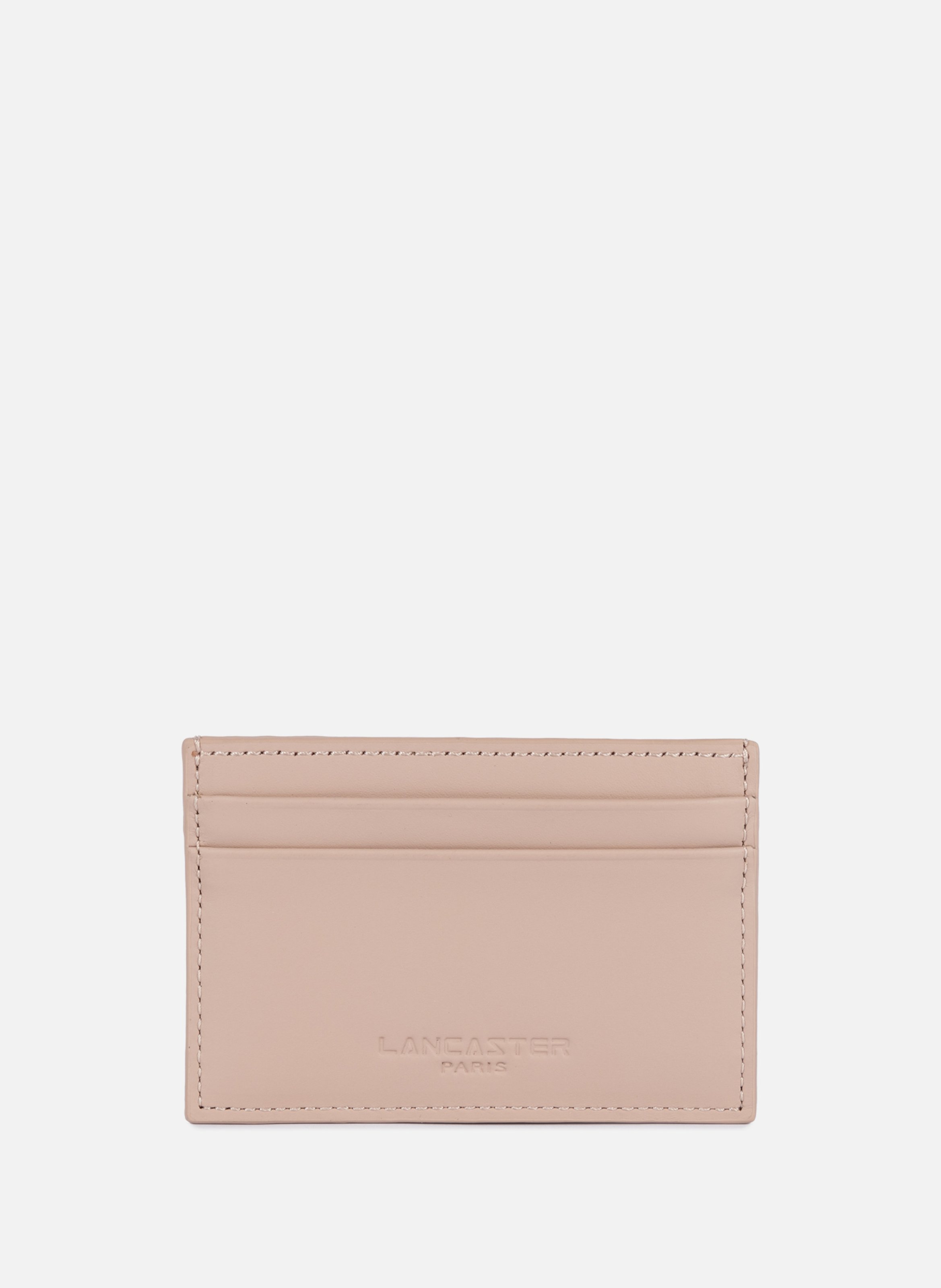 LANCASTER Card holder - Paris PM Beige