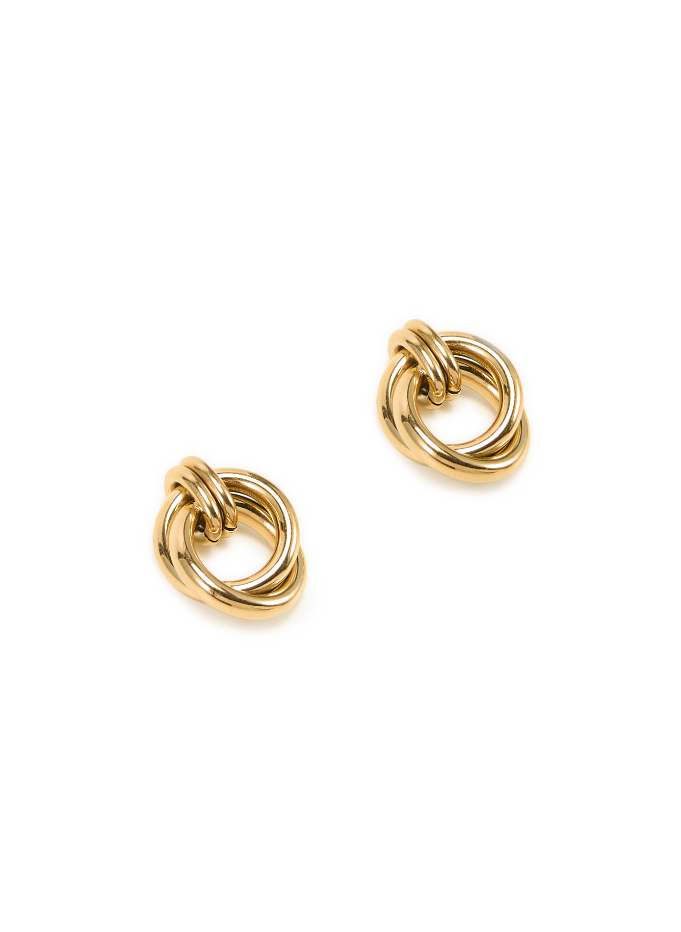 Mini hoop earrings AU PRINTEMPS PARIS Golden