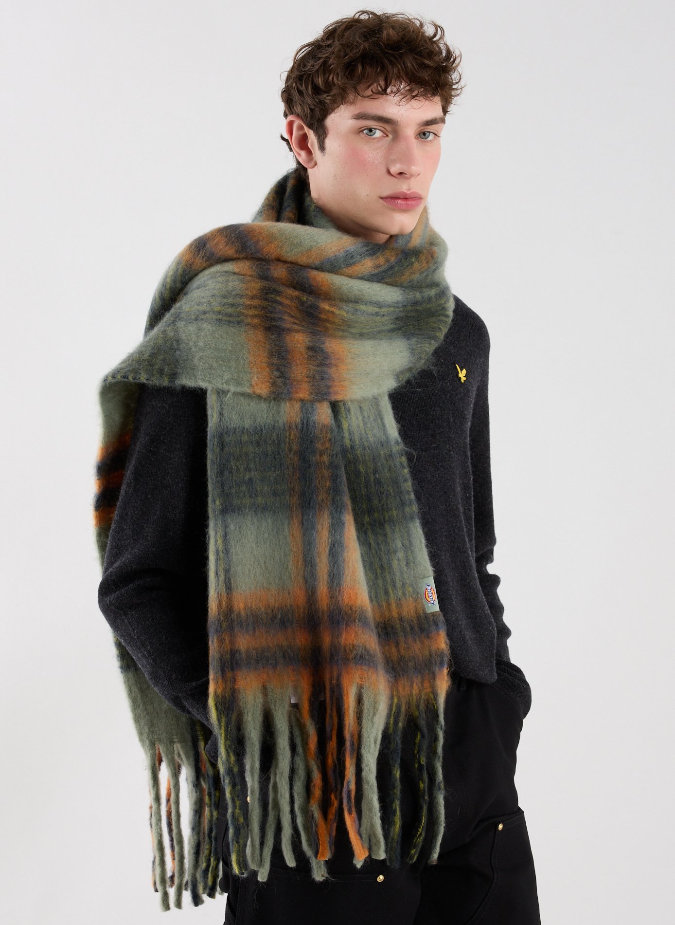 Check Scarf DICKIES Green