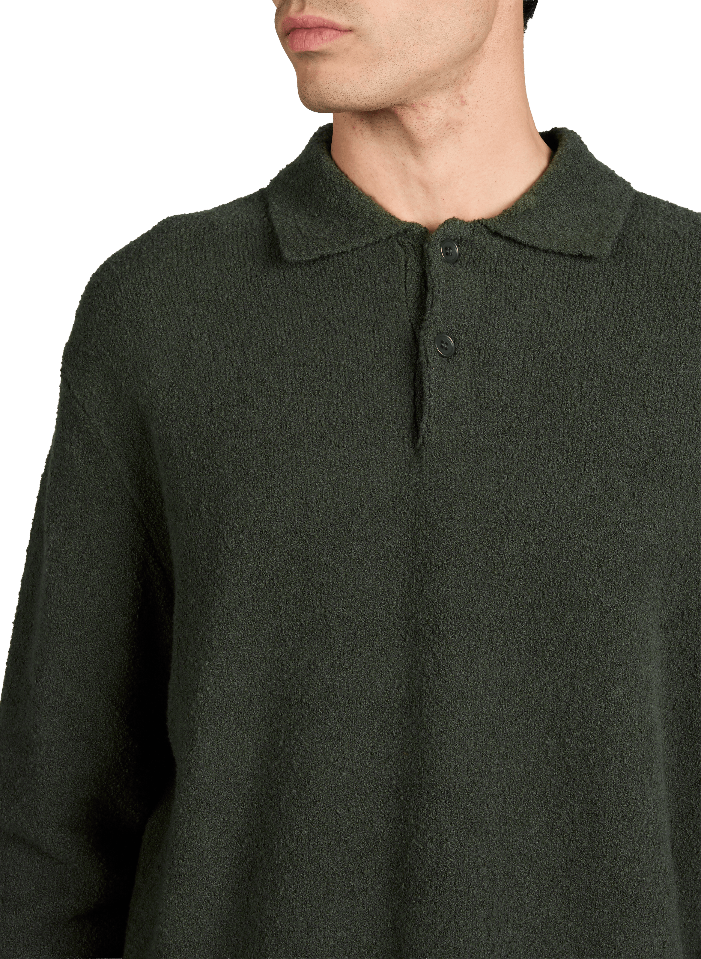 Polo-collar jumper SAMSOE SAMSOE Khaki