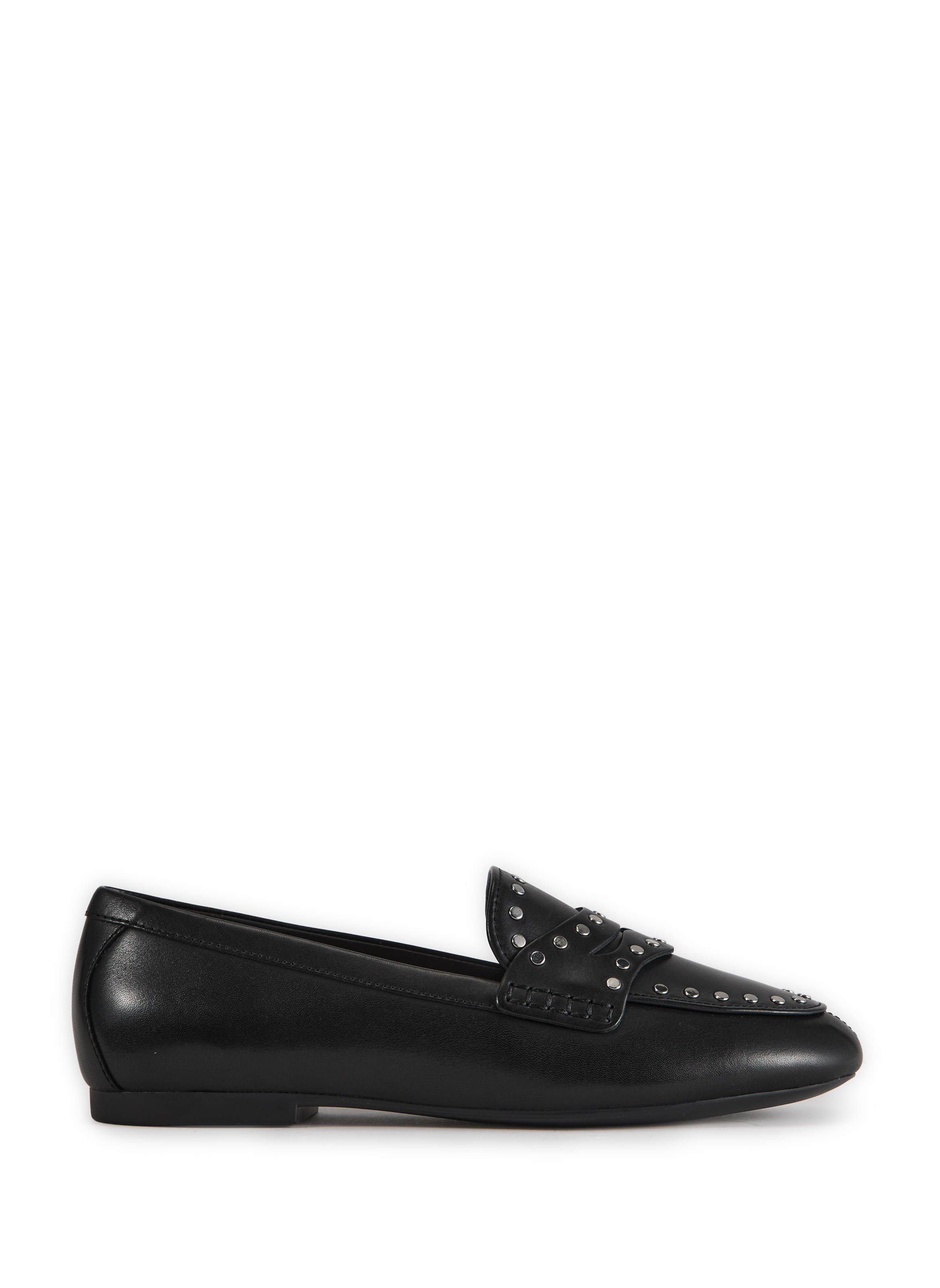 Mocassins cloutés en cuir GEOX Noir