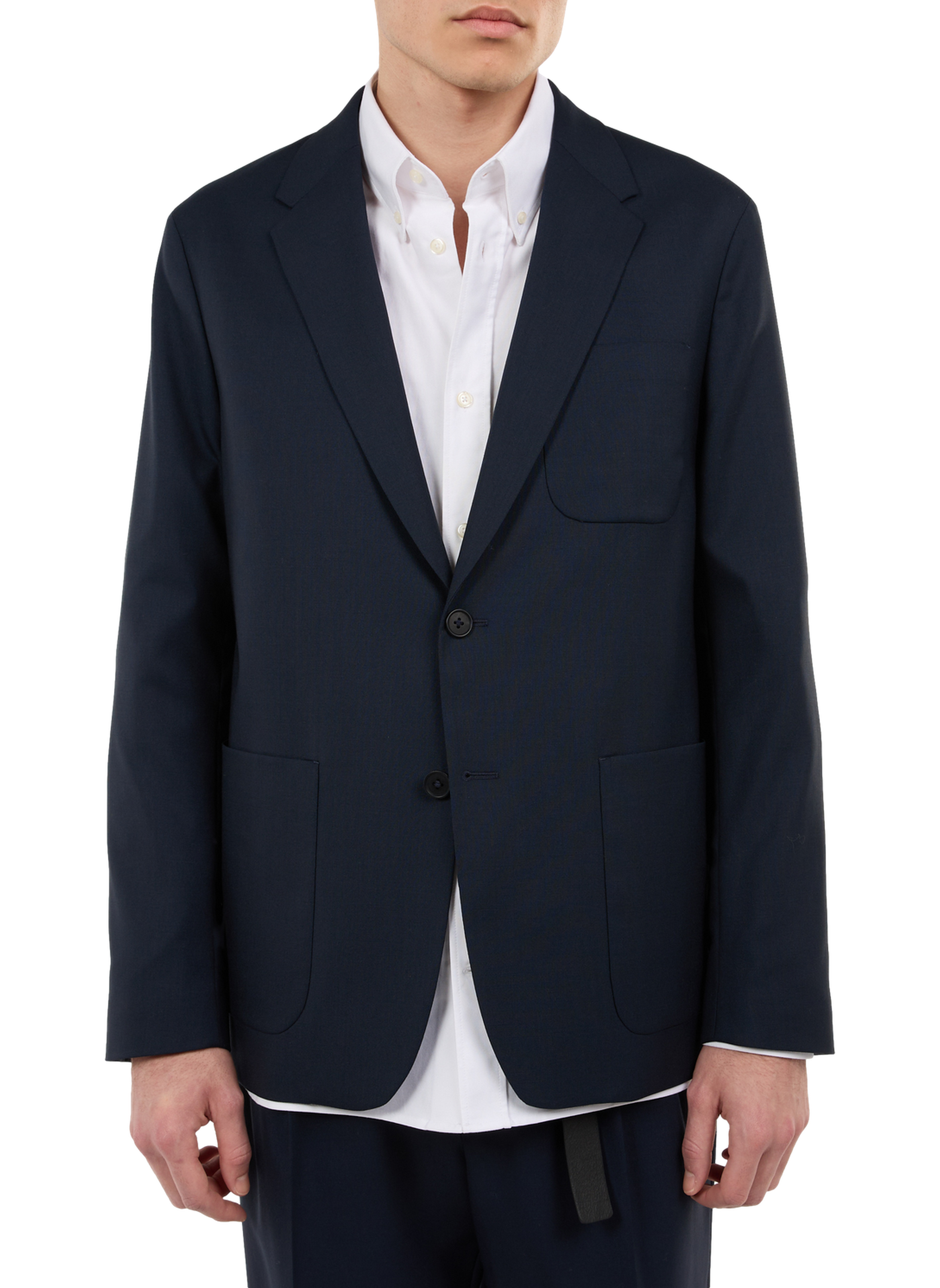 Blaze Hack V in virgin wool SAISON 1865 Blue