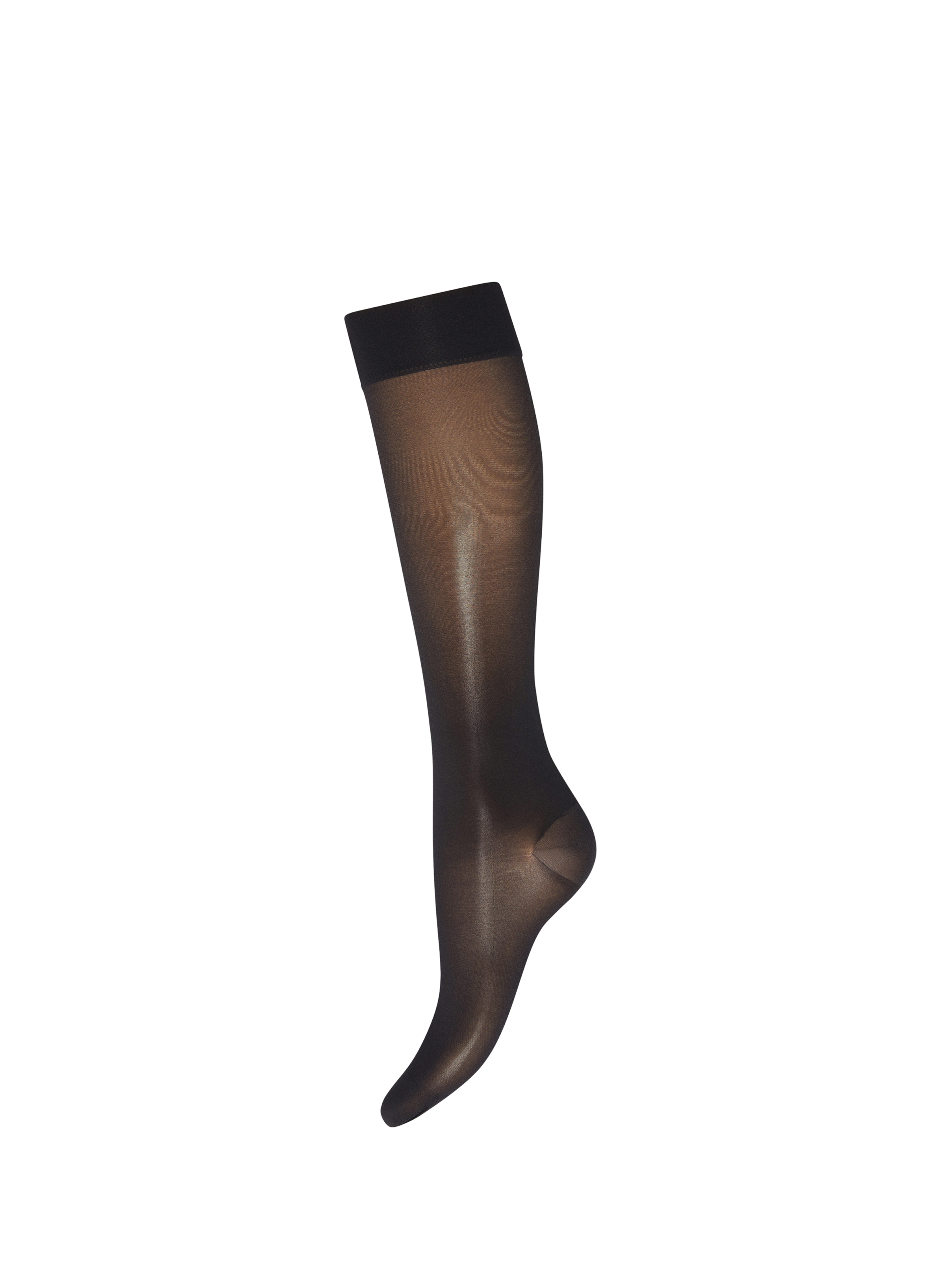 Mi-bas semi-transparents Pure Energy 30 leg vitalizer WOLFORD Noir