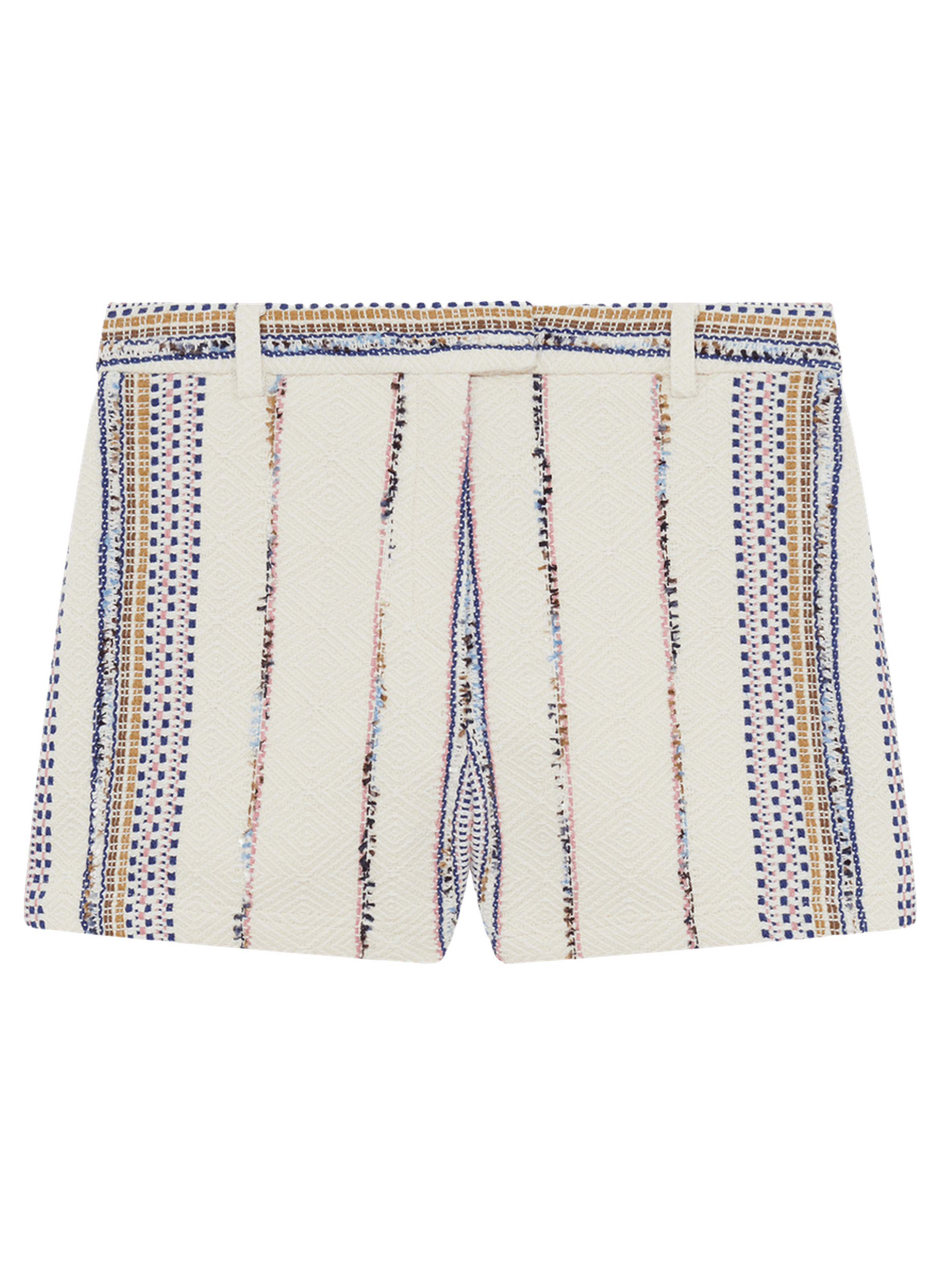 Mini short en tweed à lurex - leticia PABLO Beige