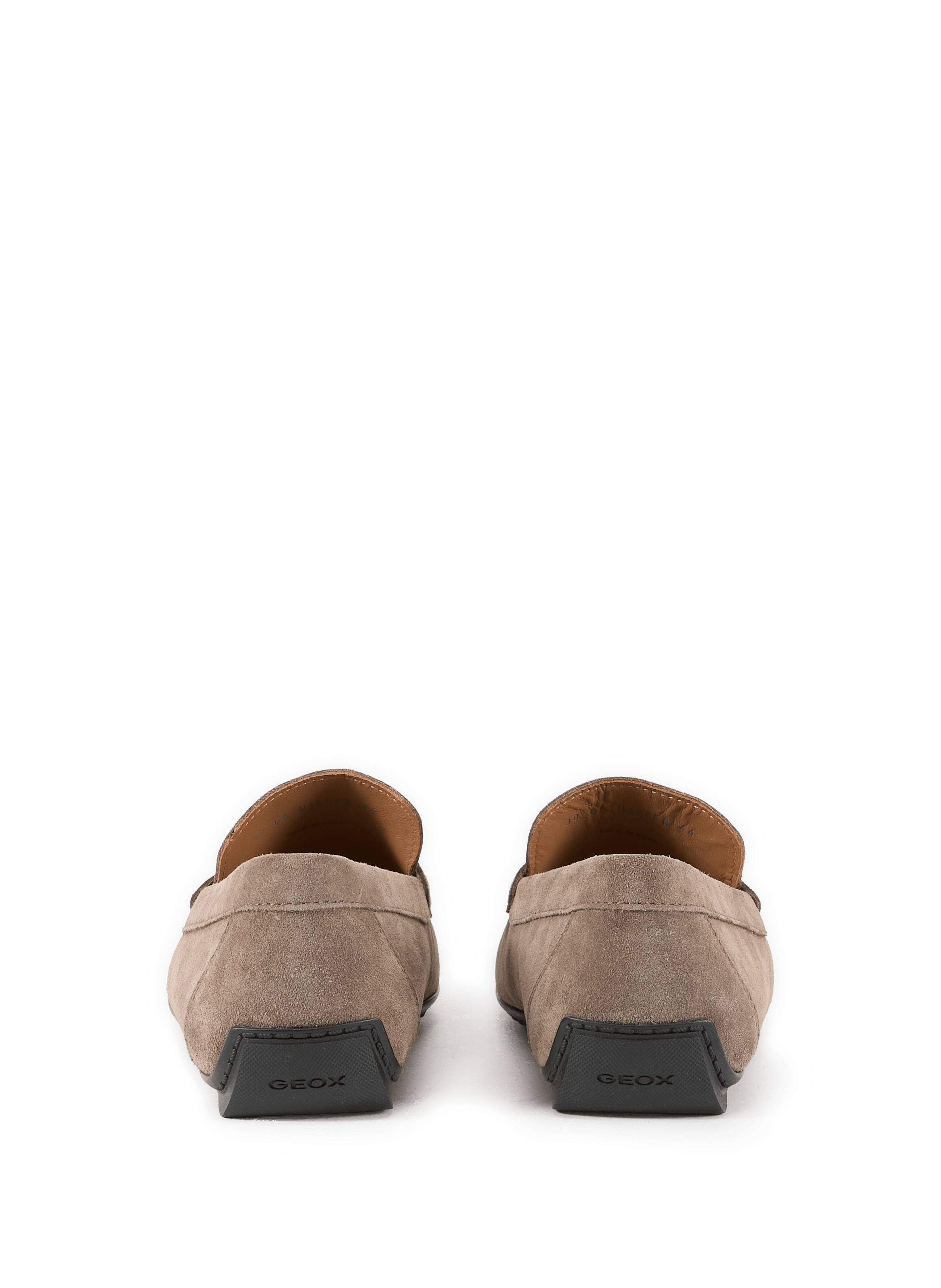 Kosmopolis suede leather moccasins GEOX Grey