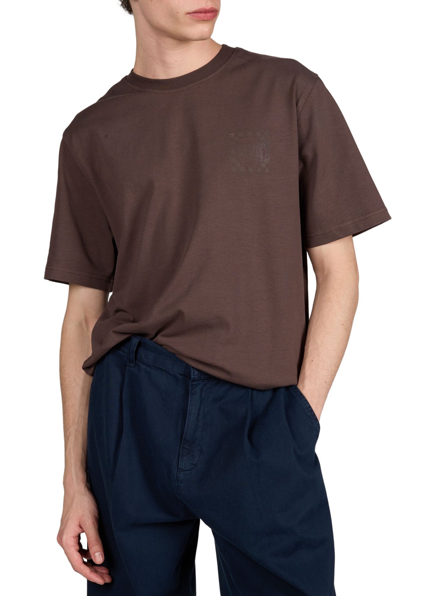 T-shirt Ben Goods en coton LES DEUX Marron