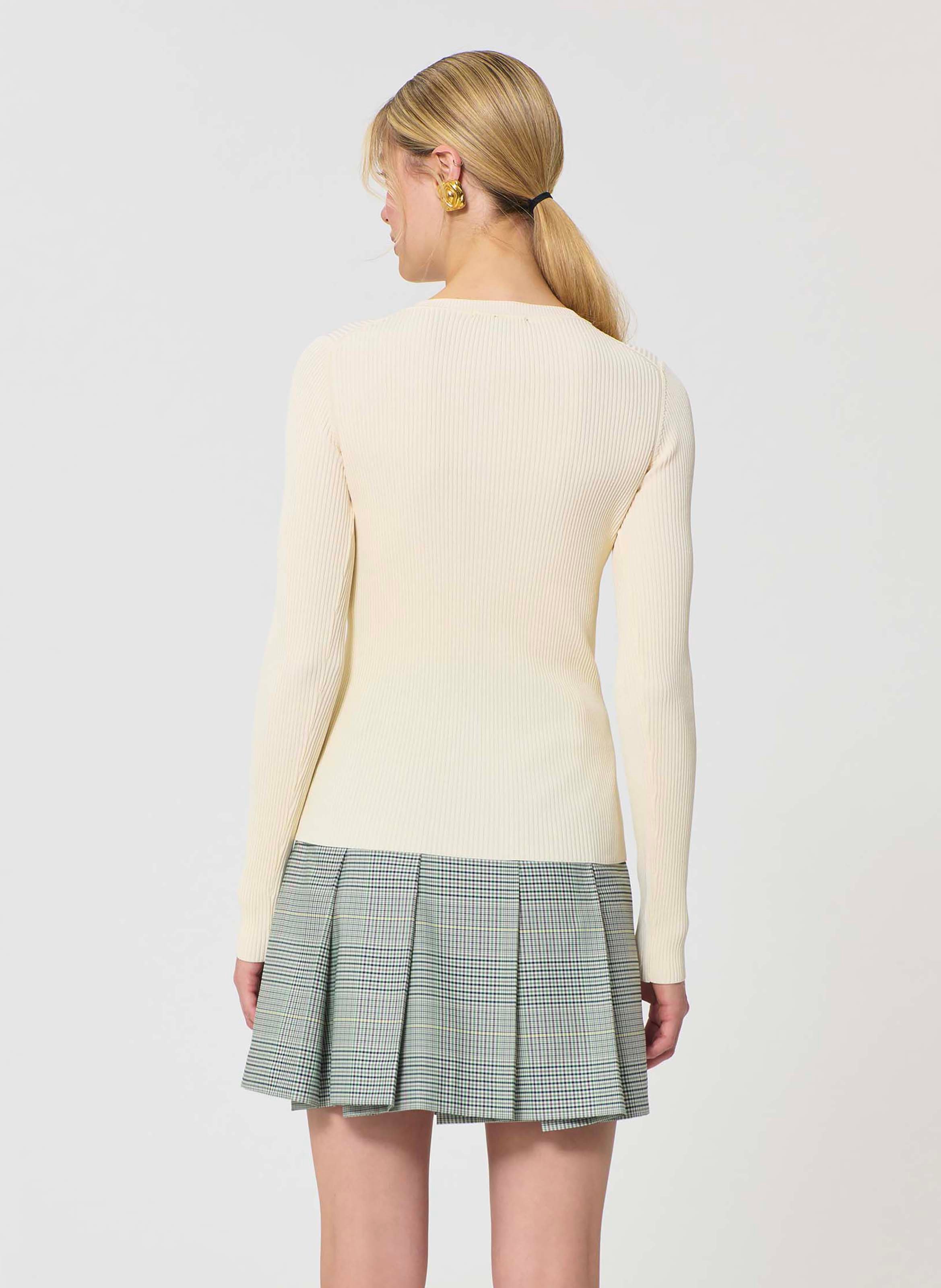 Pull paulie TARA JARMON Blanc