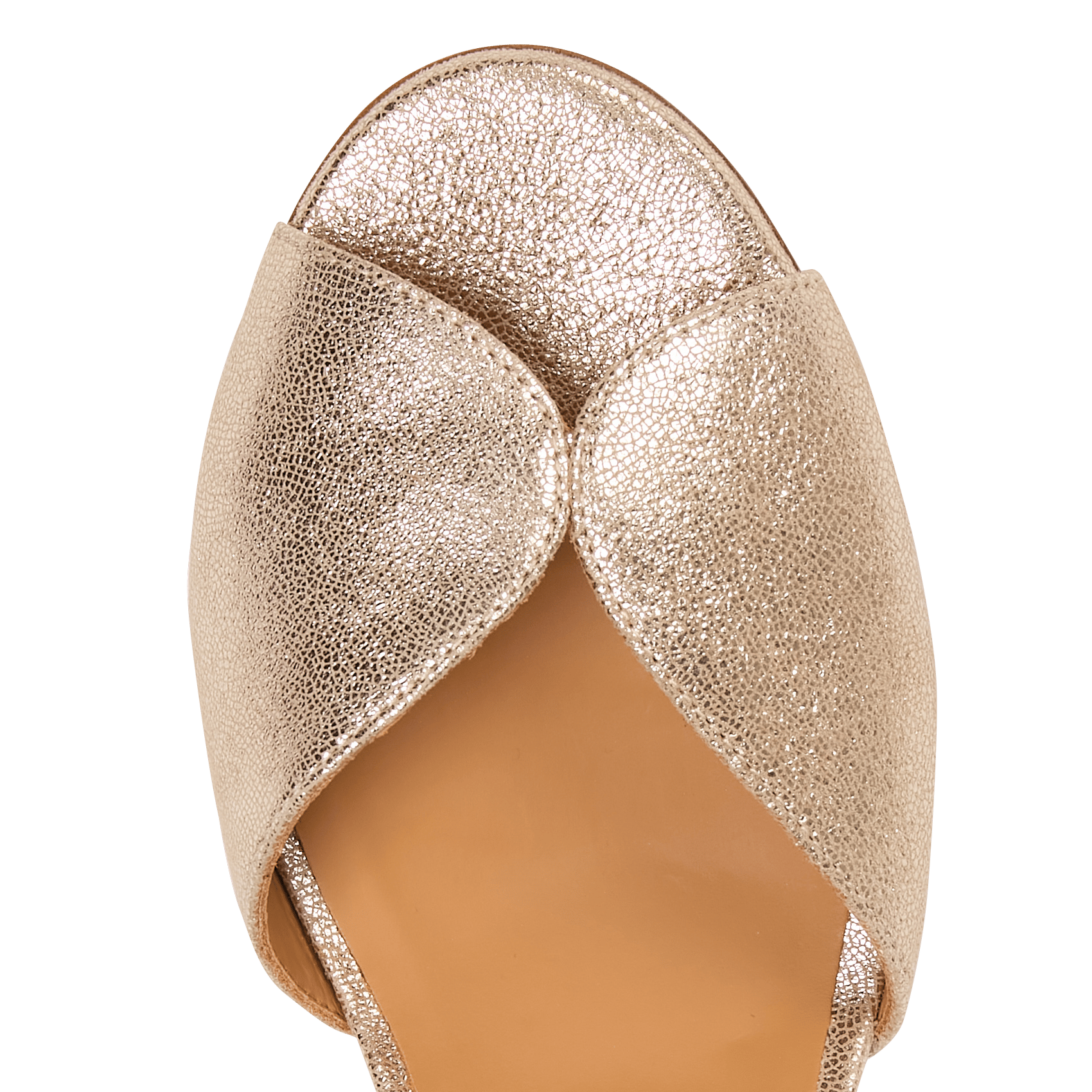 Escarpins en cuir métallisé liz BOBBIES Doré