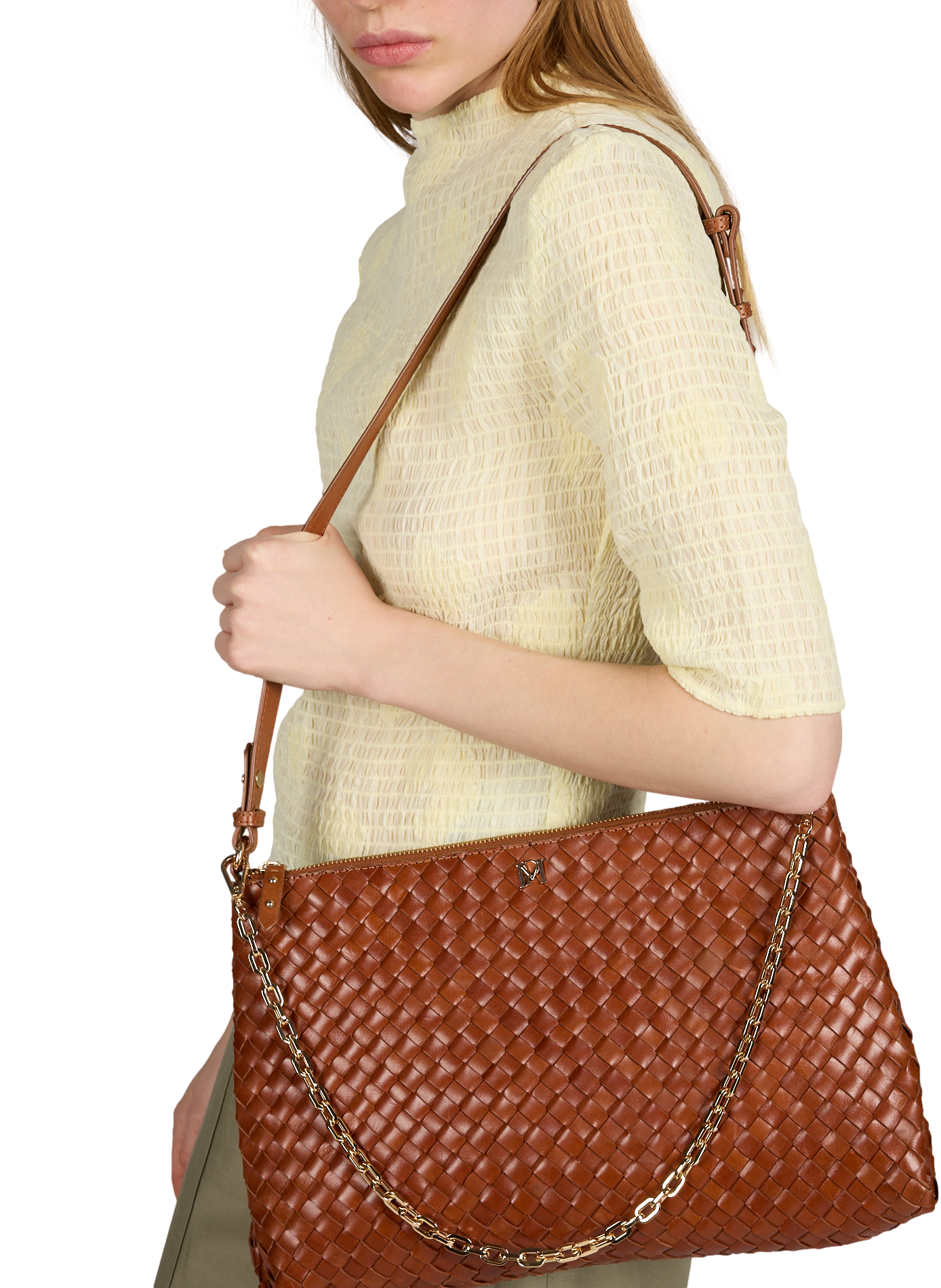 Sac à main Serion en cuir  PETITE MENDIGOTE Marron