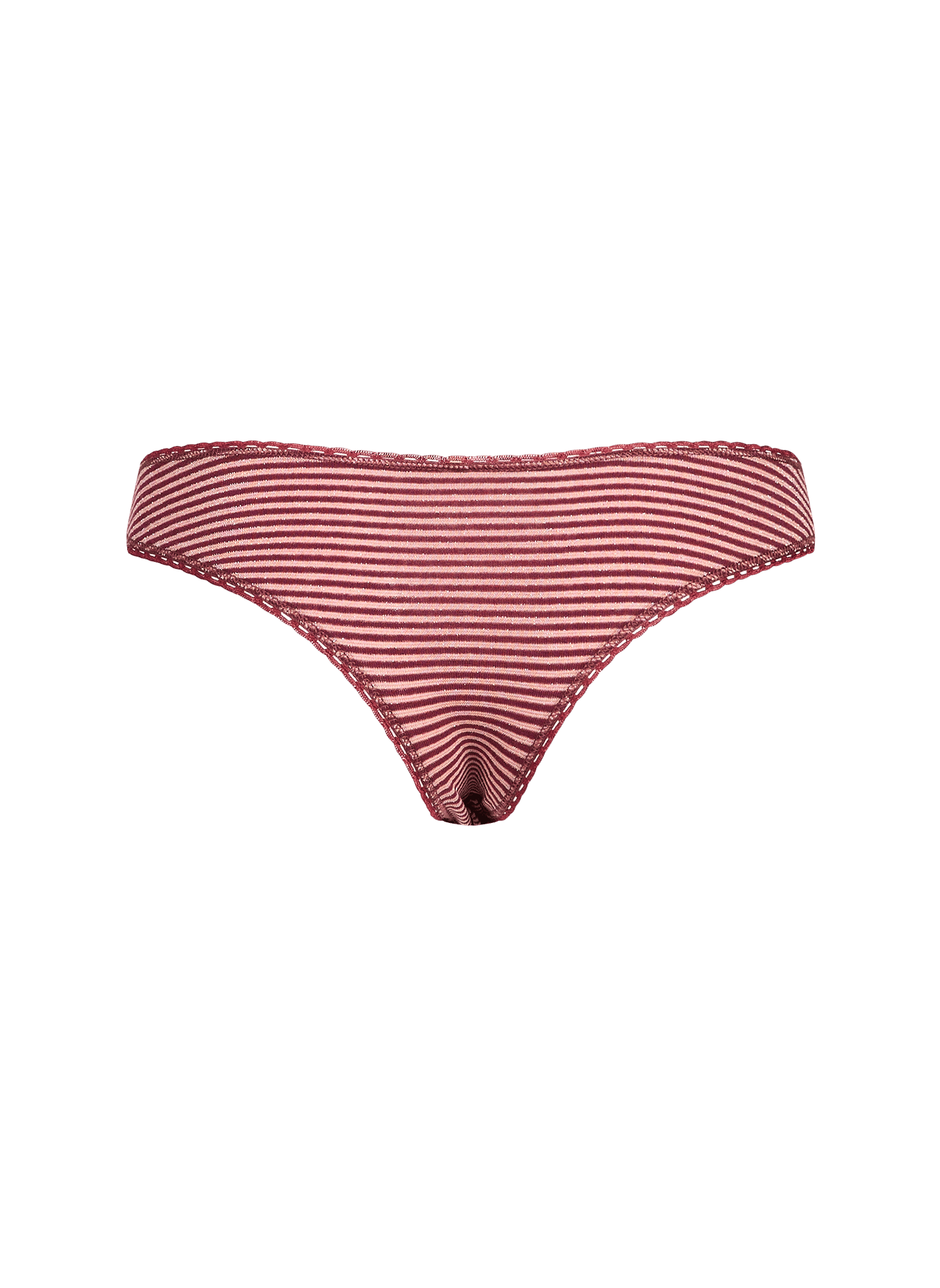 Shiny Striped Culottes MOMONI Red