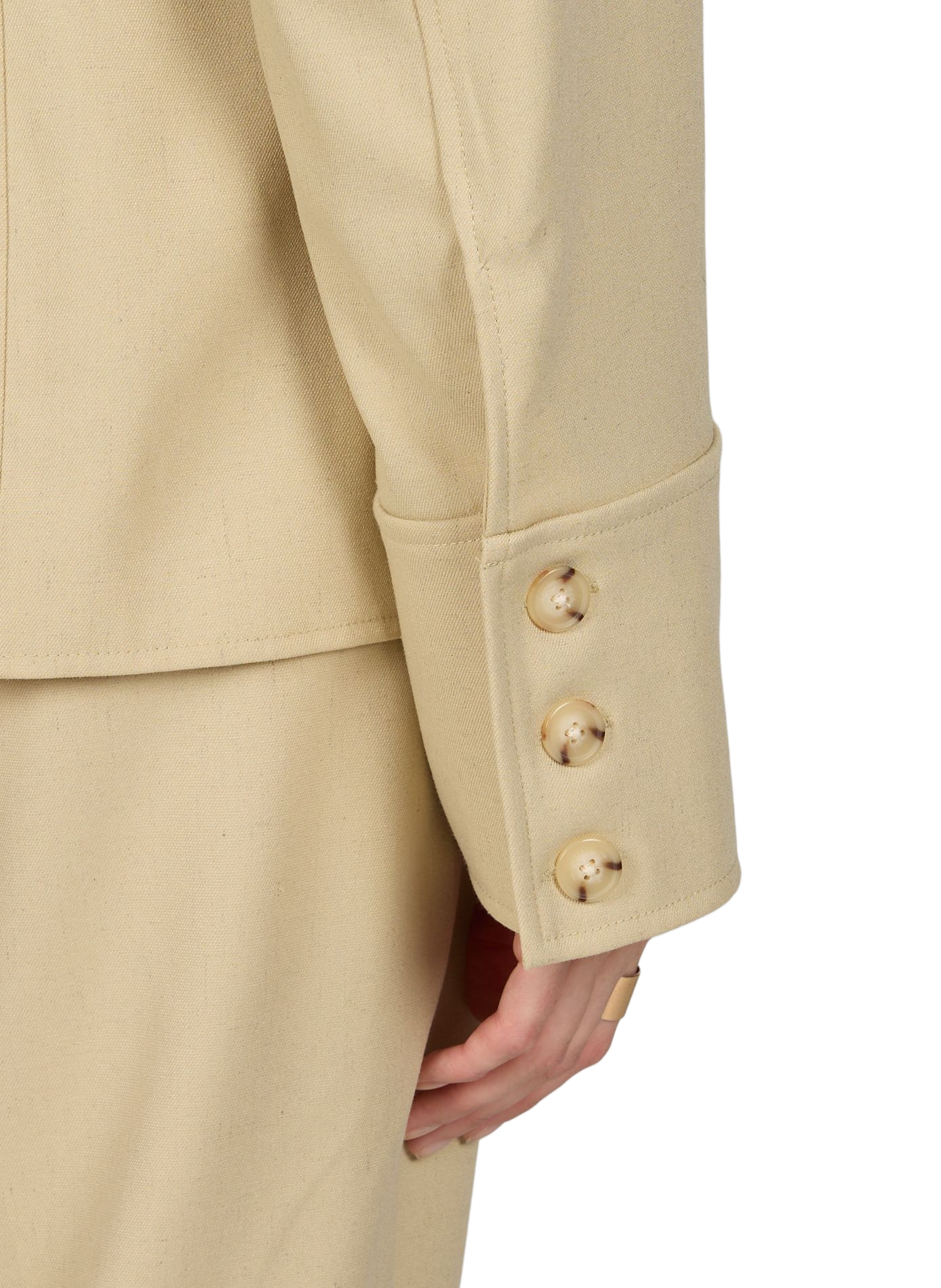 Fitted classic collar shirt TOPSHOP Green