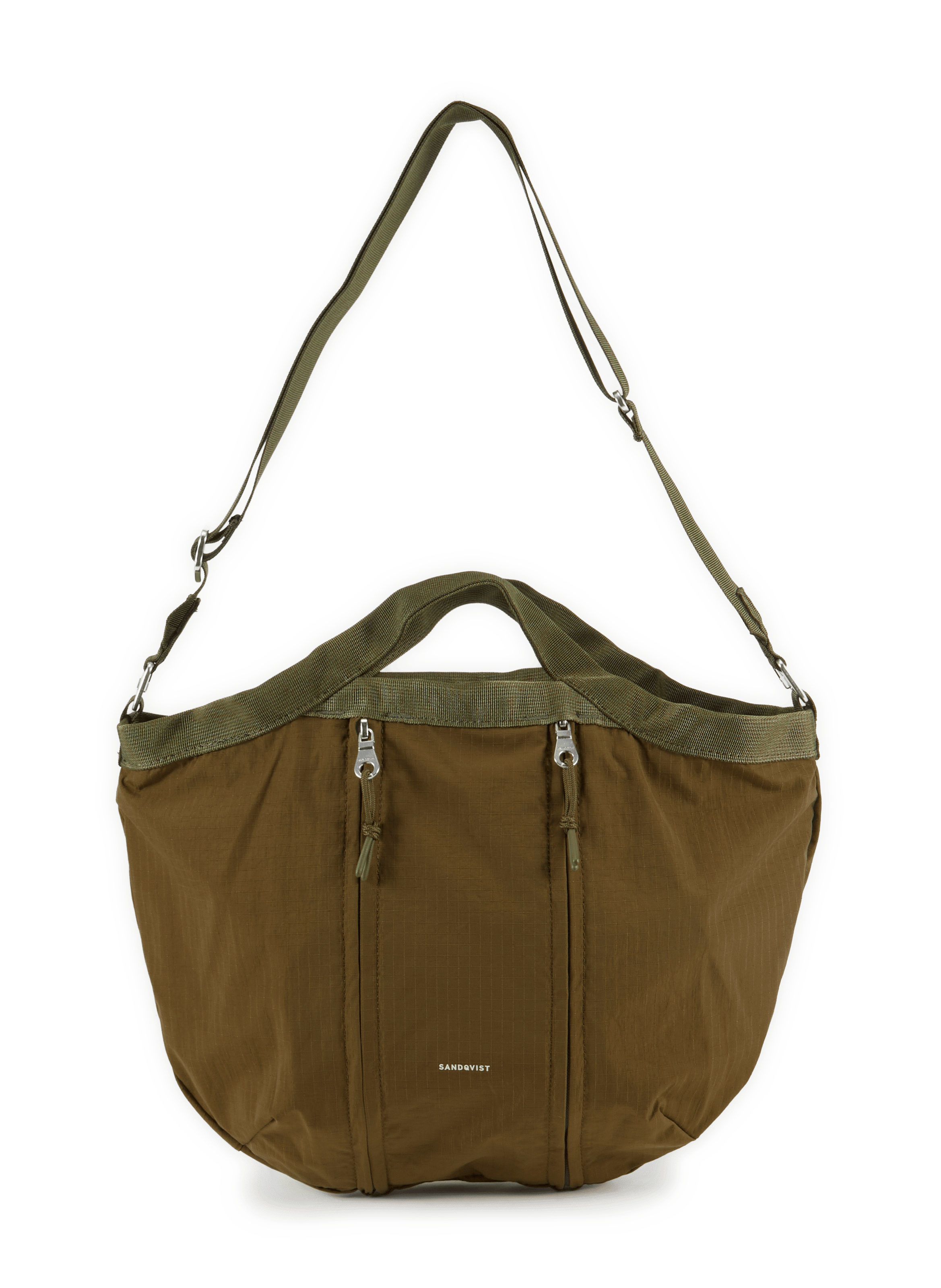 Uitbreidbare Grid Crossbody-tas SANDQVIST Kaki