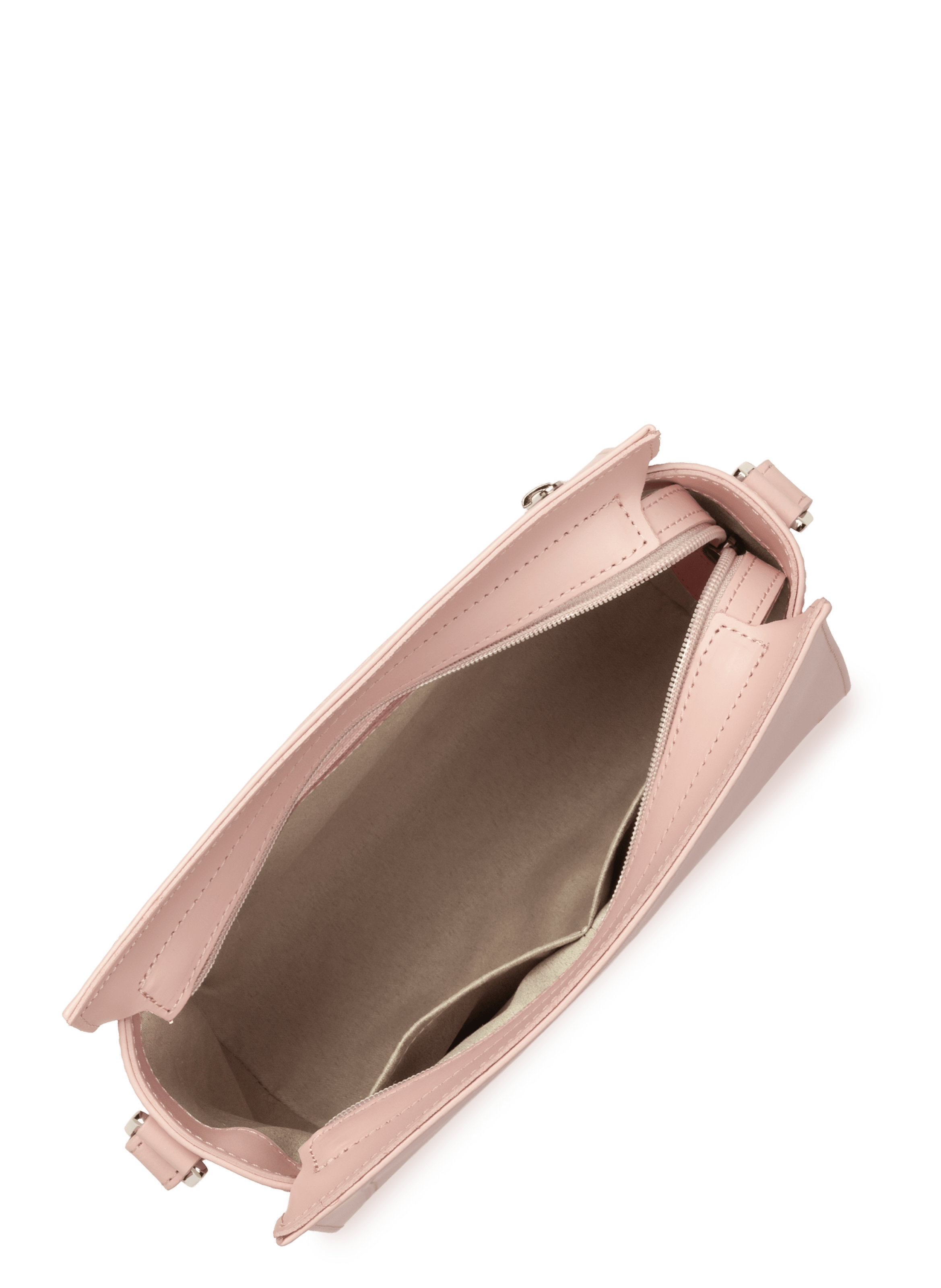 Small crossbody bag - smooth LANCASTER Pink