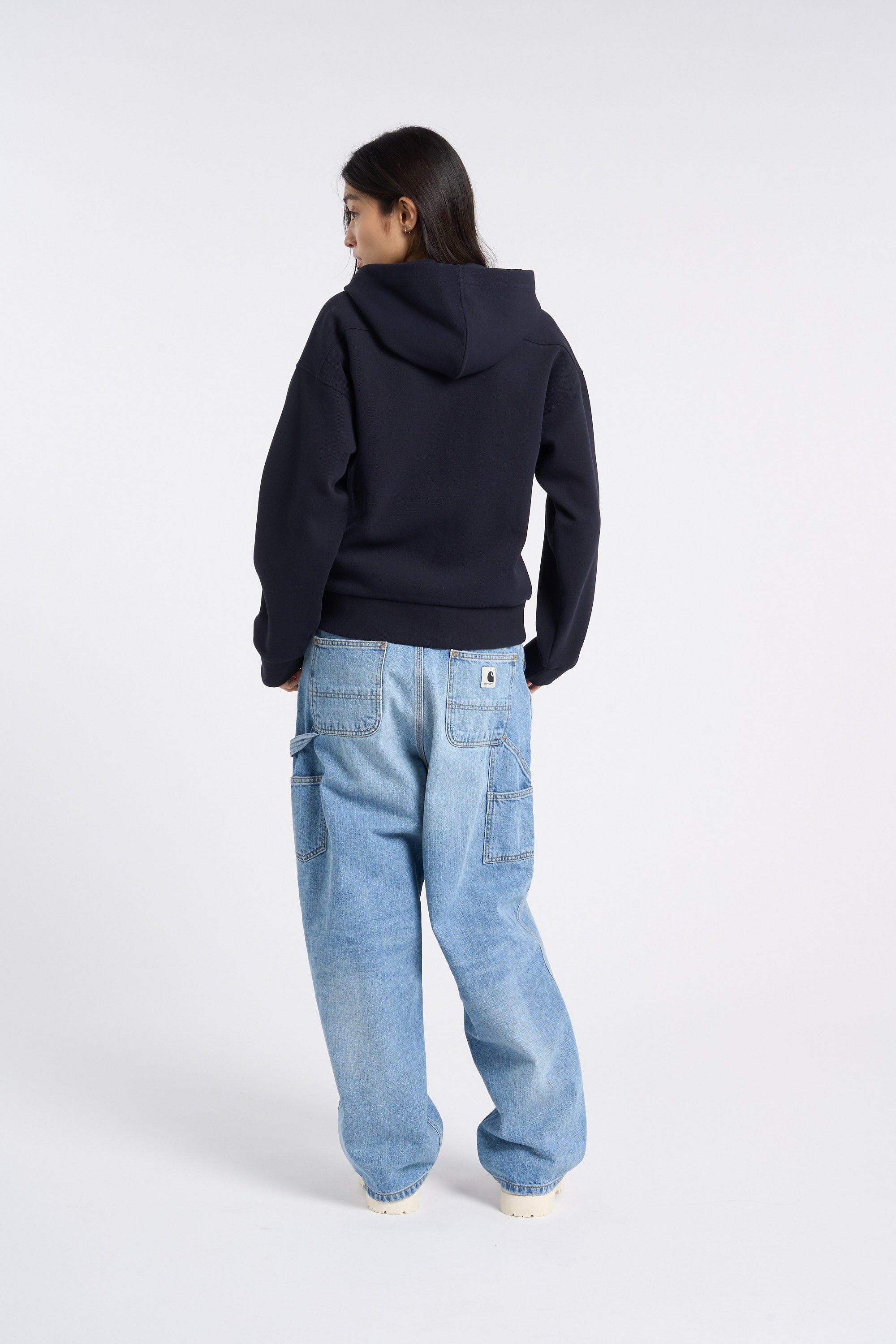 Hoodie zippé LACOSTE Bleu