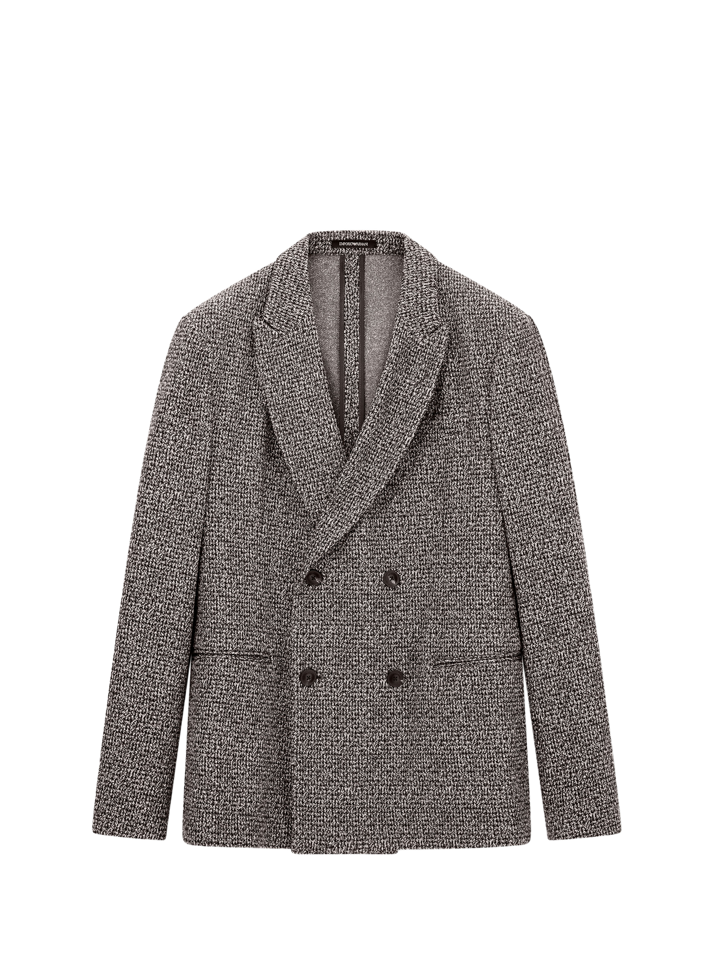 Structured Tweed Blazer EMPORIO ARMANI Grey