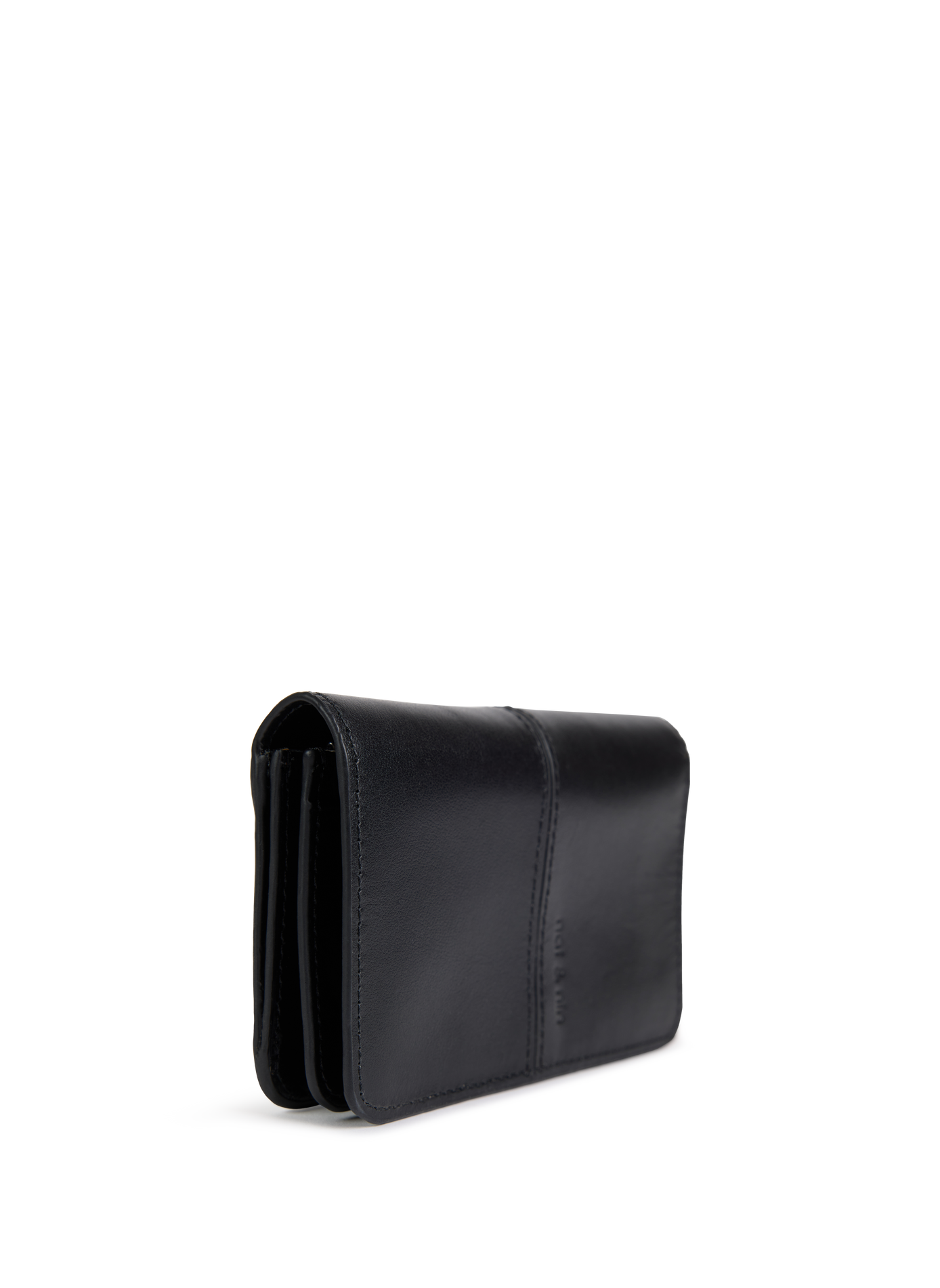 Portefeuille en cuir NAT & NIN Noir