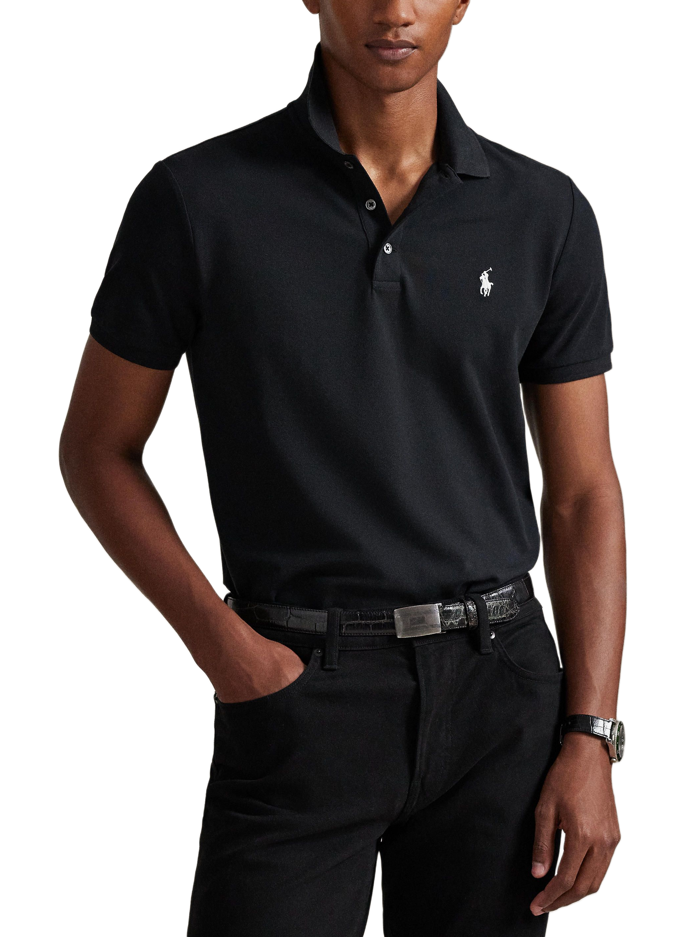Logo polo | Black POLO RALPH LAUREN Men