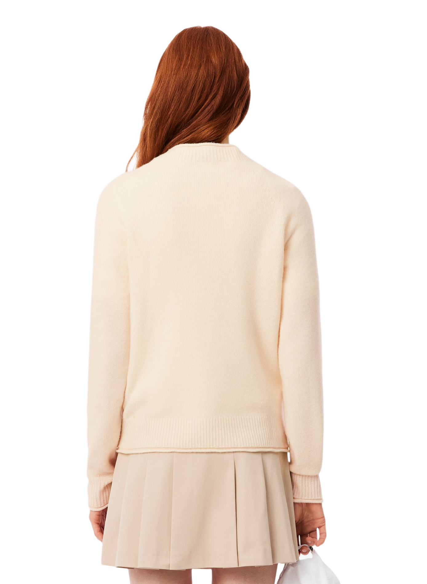 Pull en laine LACOSTE Beige