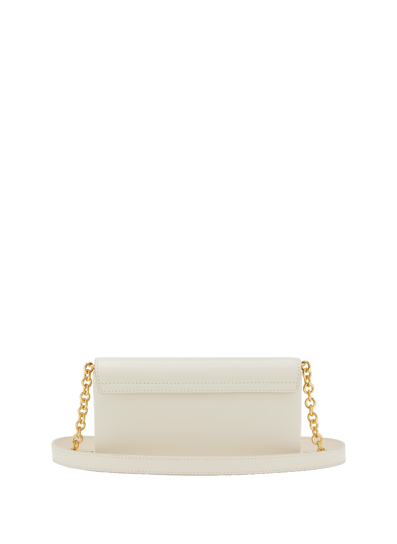 Portefeuille The Scene sur chaîne en cuir MARC JACOBS Blanc