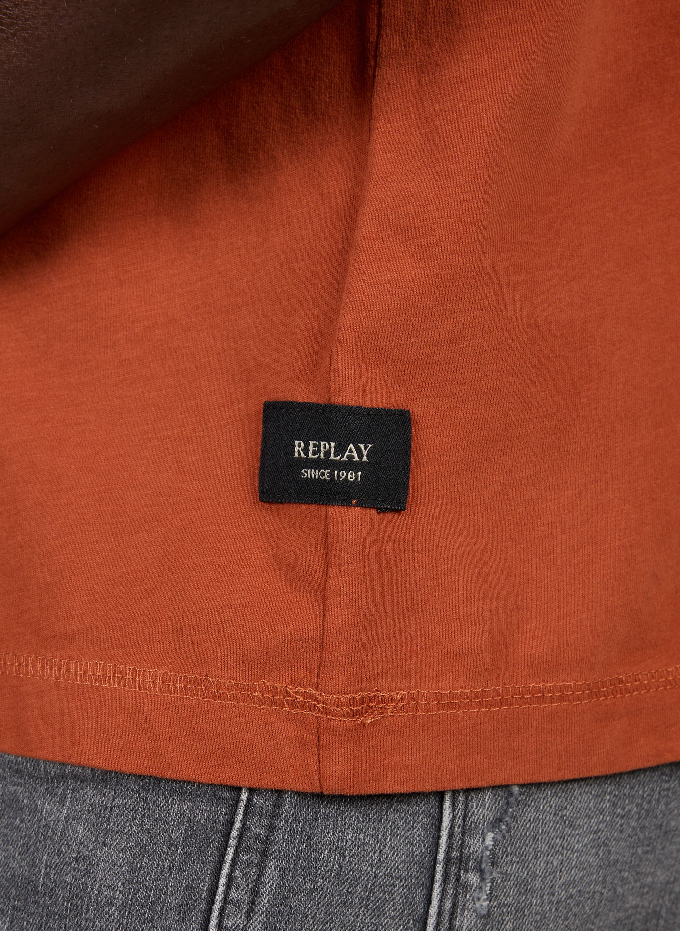 Cotton T-shirt REPLAY Orange