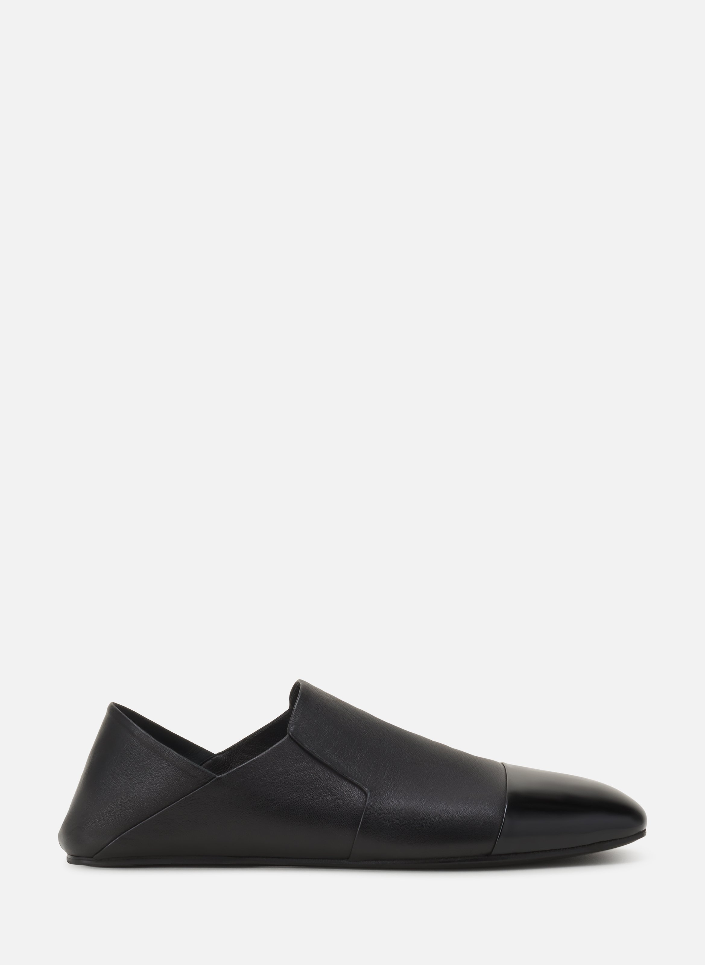 Mocassins souple en cuir LANVIN Noir