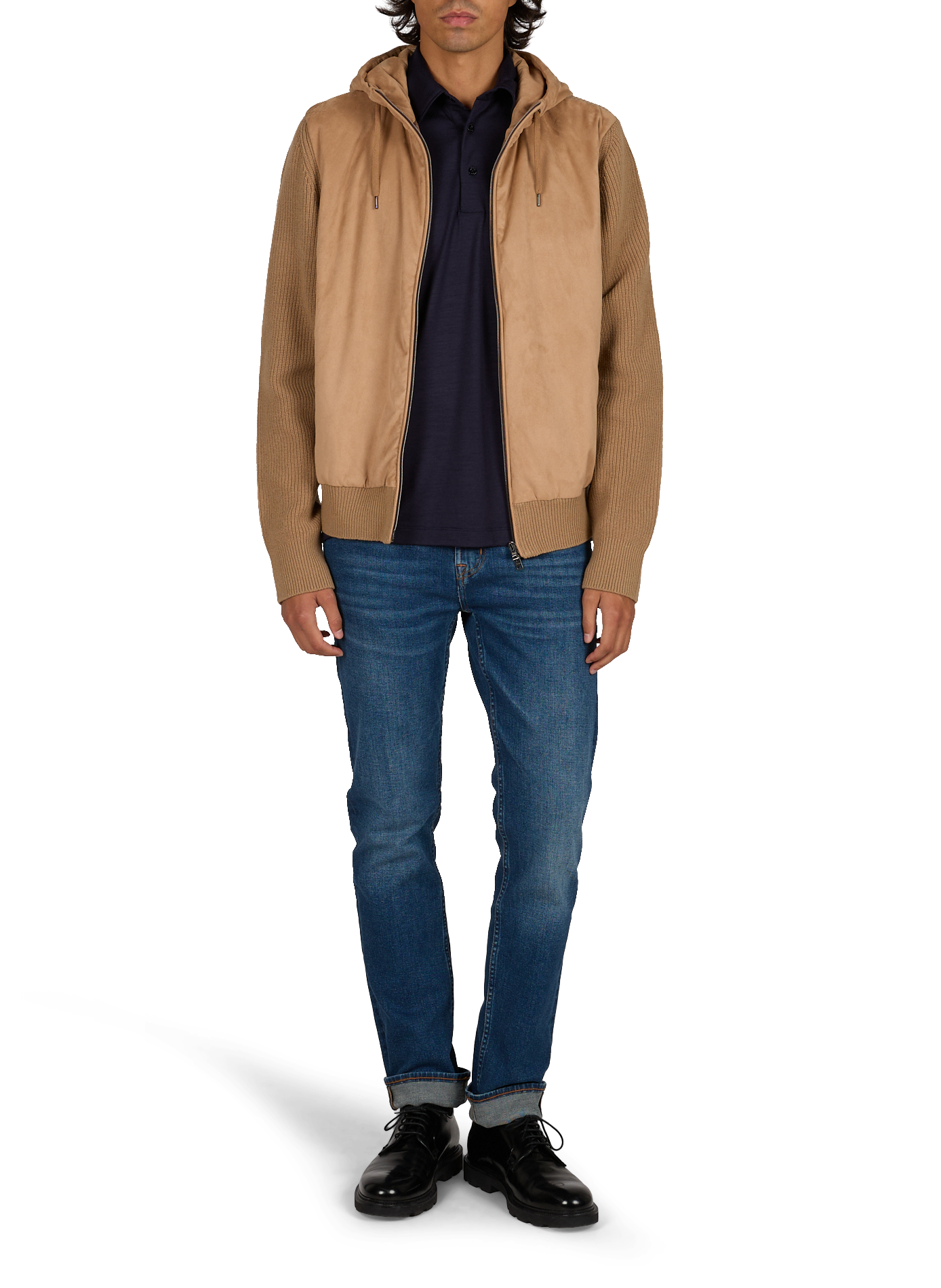 Oversize Wollweste HERNO Braun