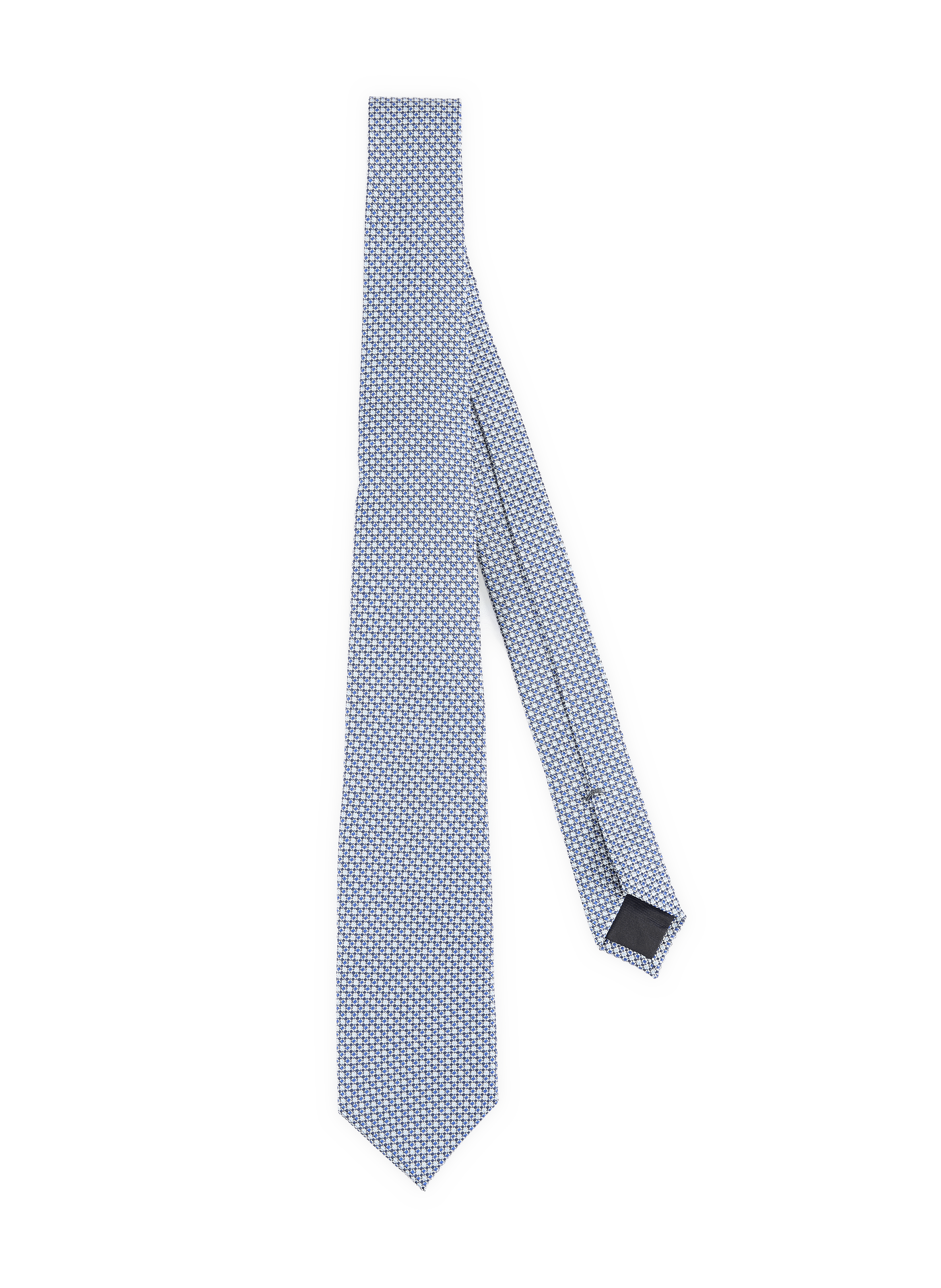 Seidenkrawatte mit gemustertem Design. VAN LAACK Blau