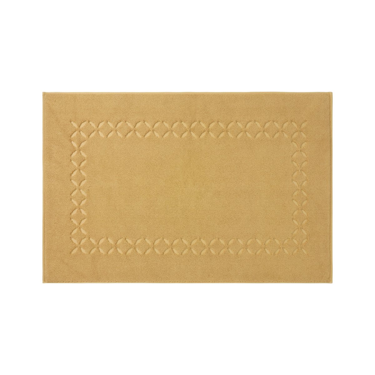 Tapis de bain  en coton, nature YVES DELORME Jaune
