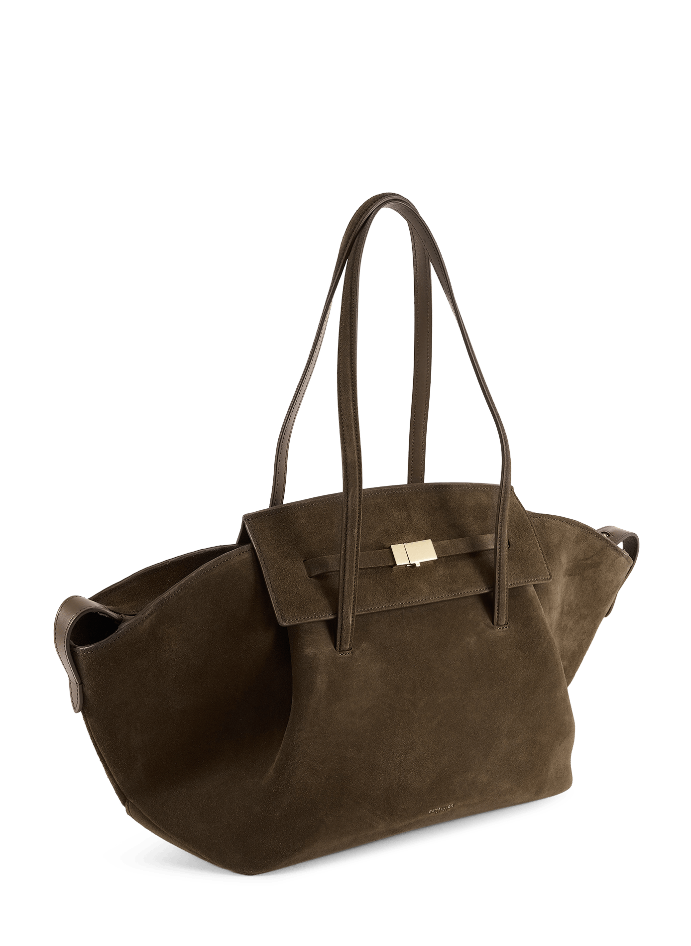 Brooklyn leather tote bag DEMELLIER LONDON Brown