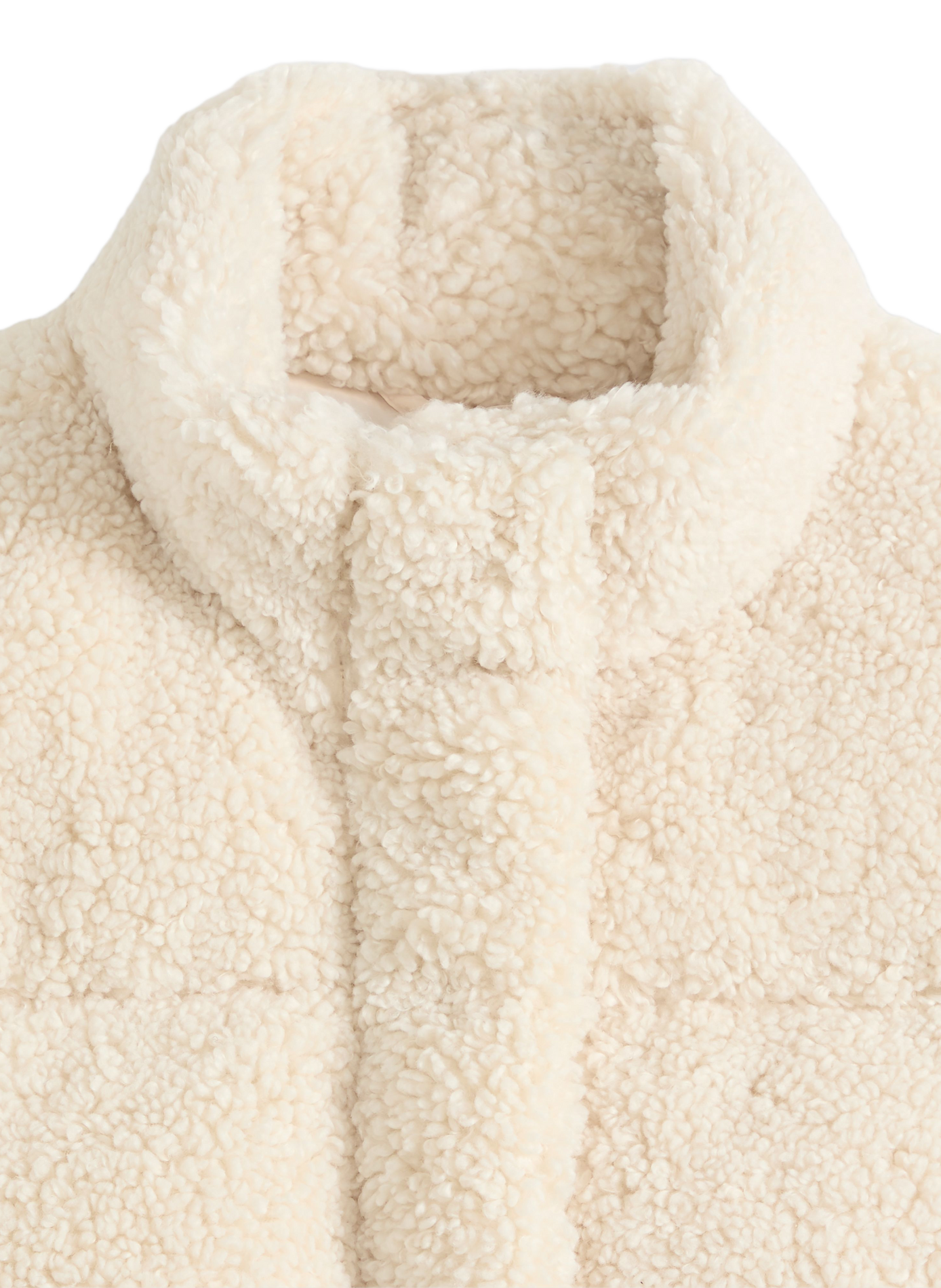 Flauschiger Mantel mit Stehkragen LEVI'S Weiss