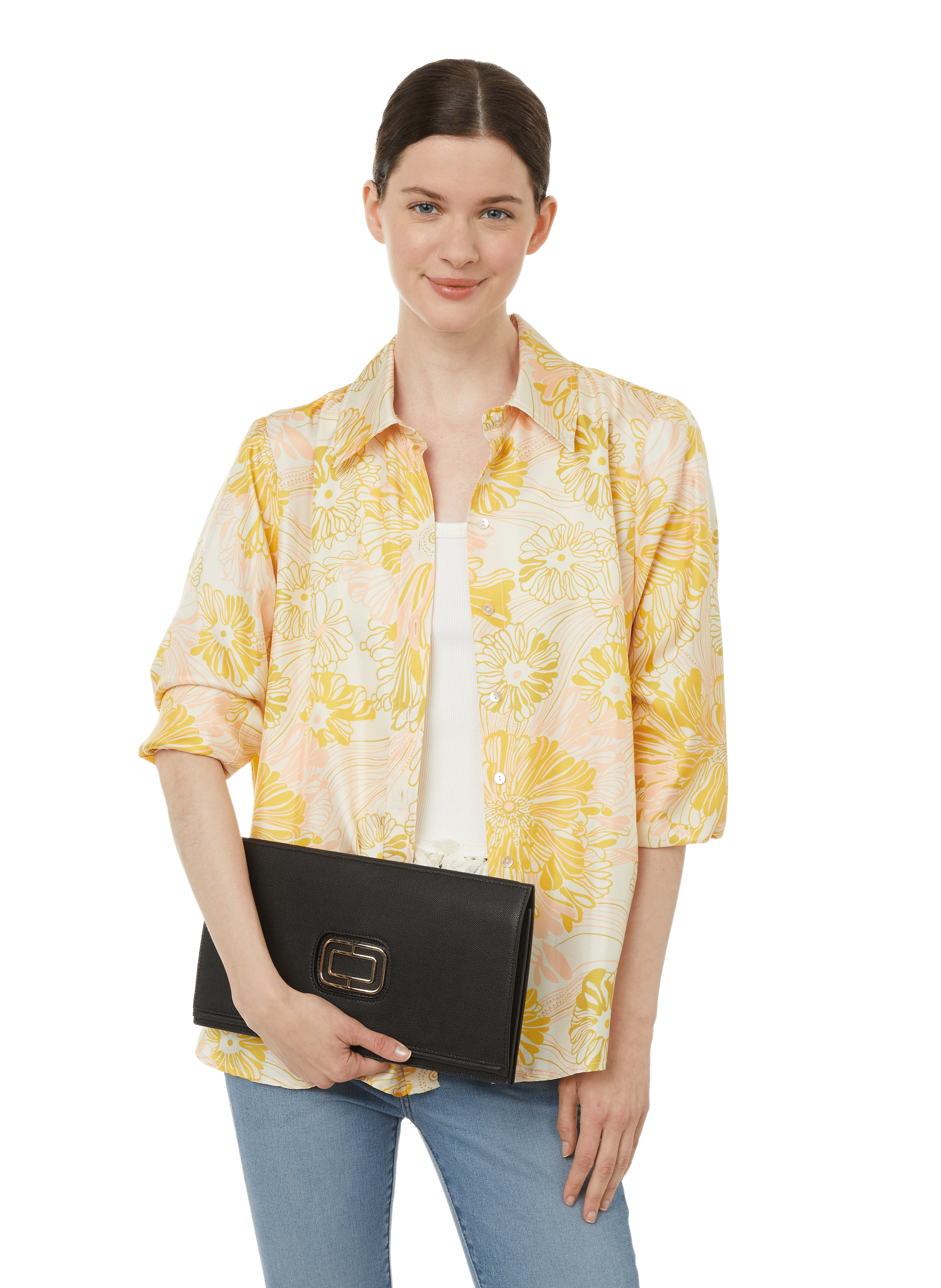 Leather Clutch SAISON 1865 Black