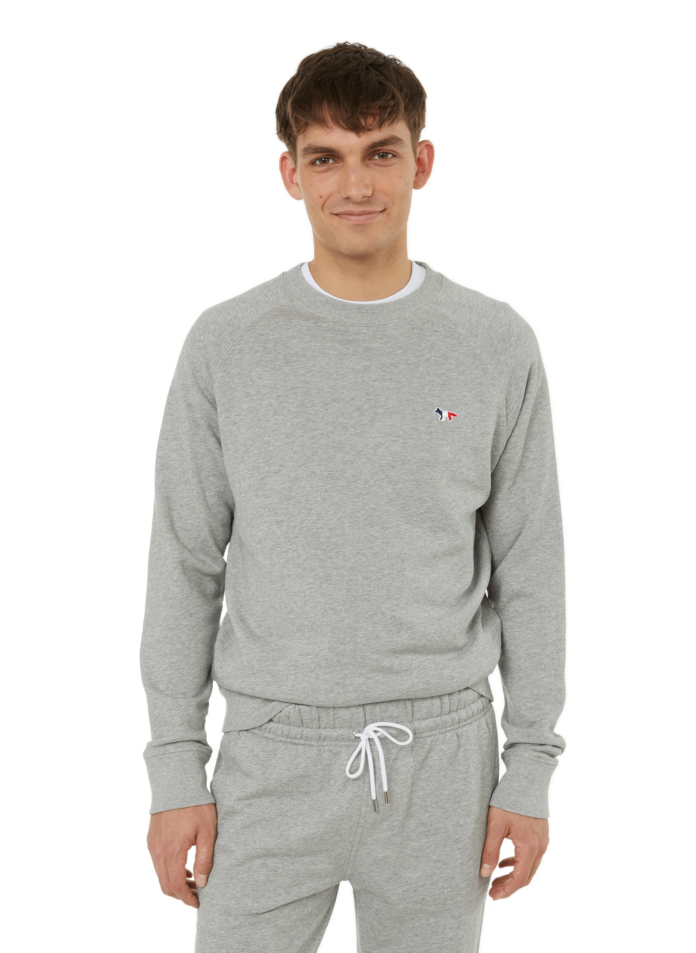 Chemise En Coton Bleue Kitsuné - Taille M - Occasion En Parfait état