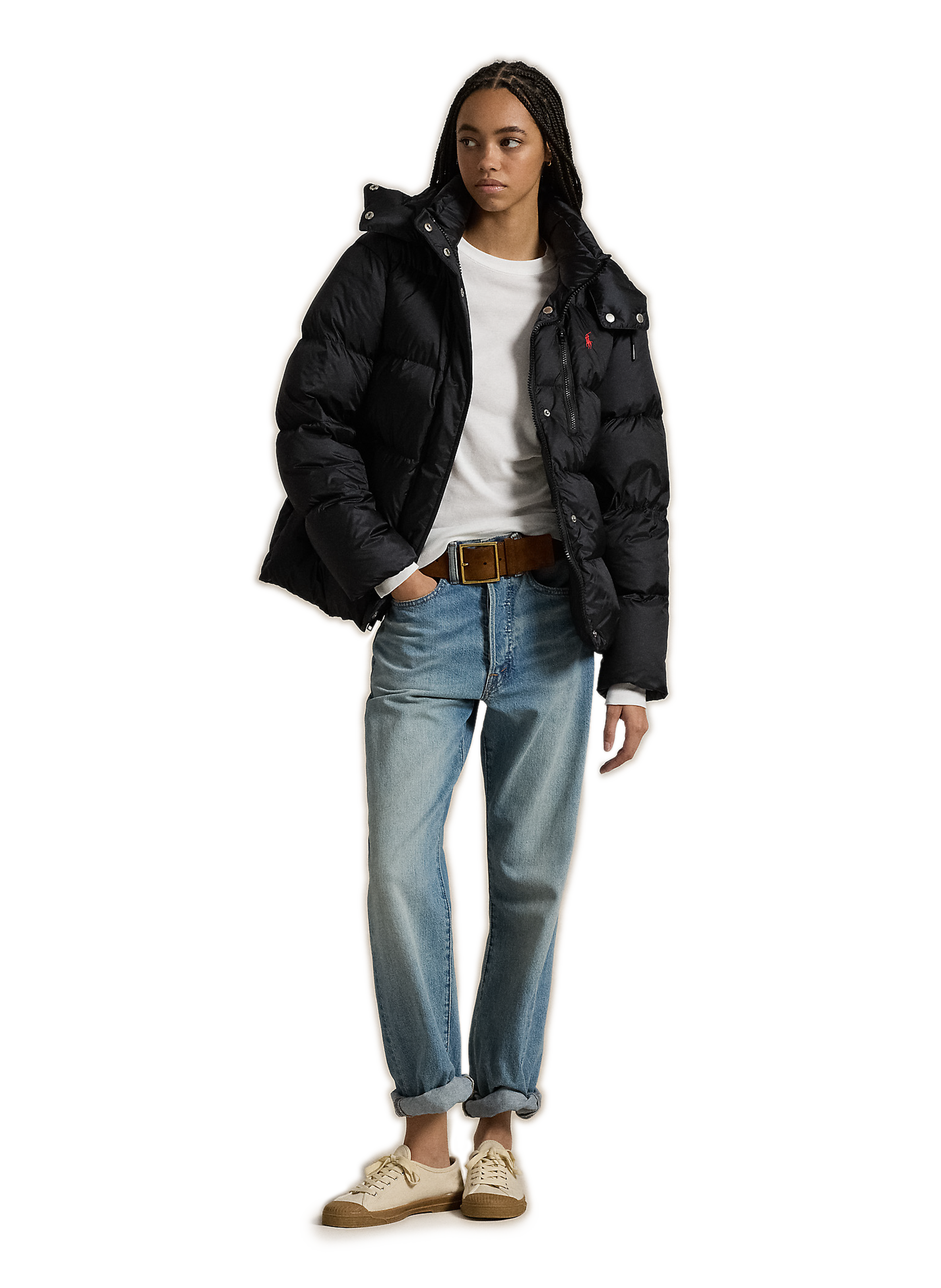 Doudoune matelassée en nylon POLO RALPH LAUREN Noir