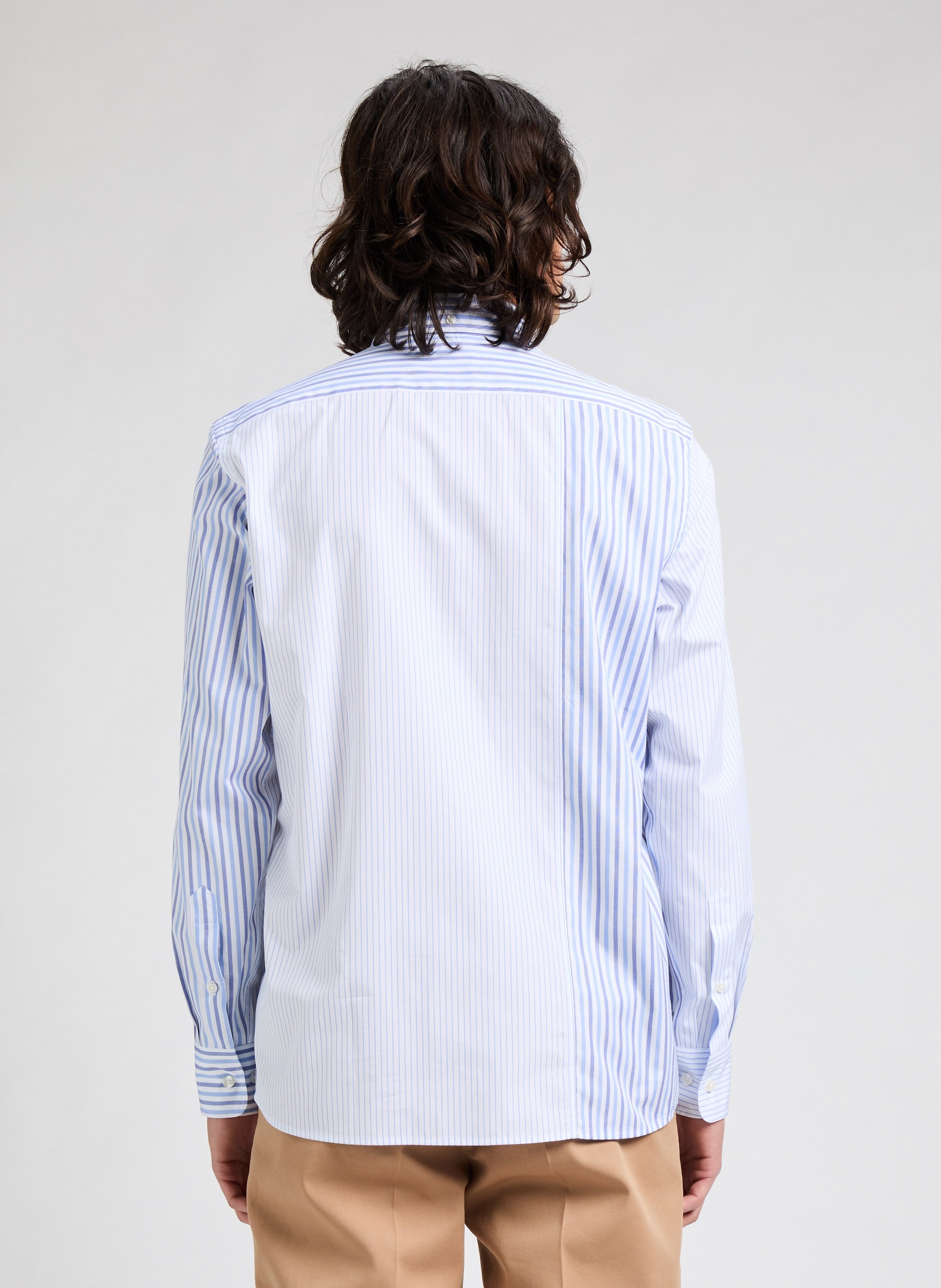 Chemise rayée en coton FACONNABLE Multicolore