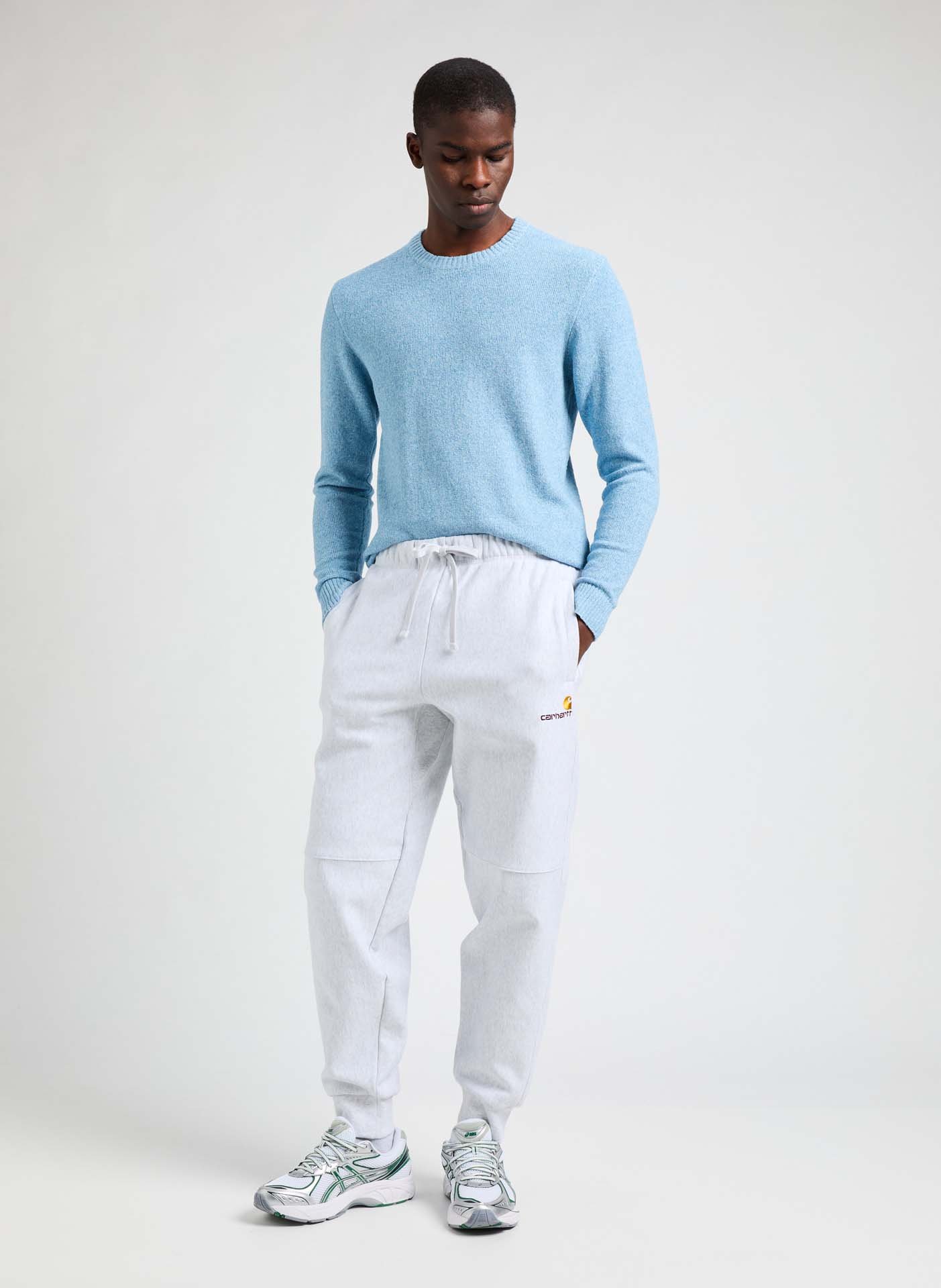 Pull en coton mélangé AU PRINTEMPS PARIS Bleu