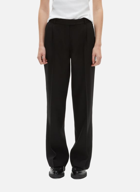 Pantalon tailleur large Noir by THE KOOPLES THE KOOPLES Pantalon tailleur large Noir