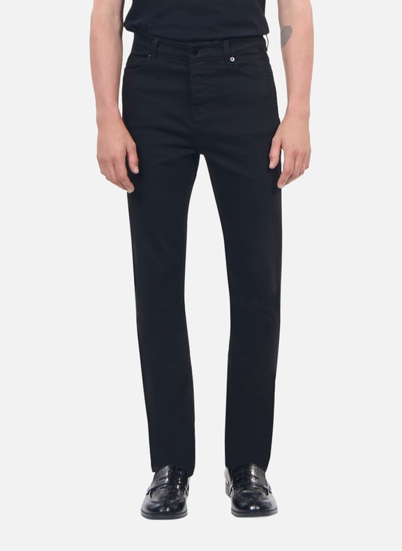 Jean slim en coton délavé Noir by THE KOOPLES THE KOOPLES Jean slim en coton délavé Noir